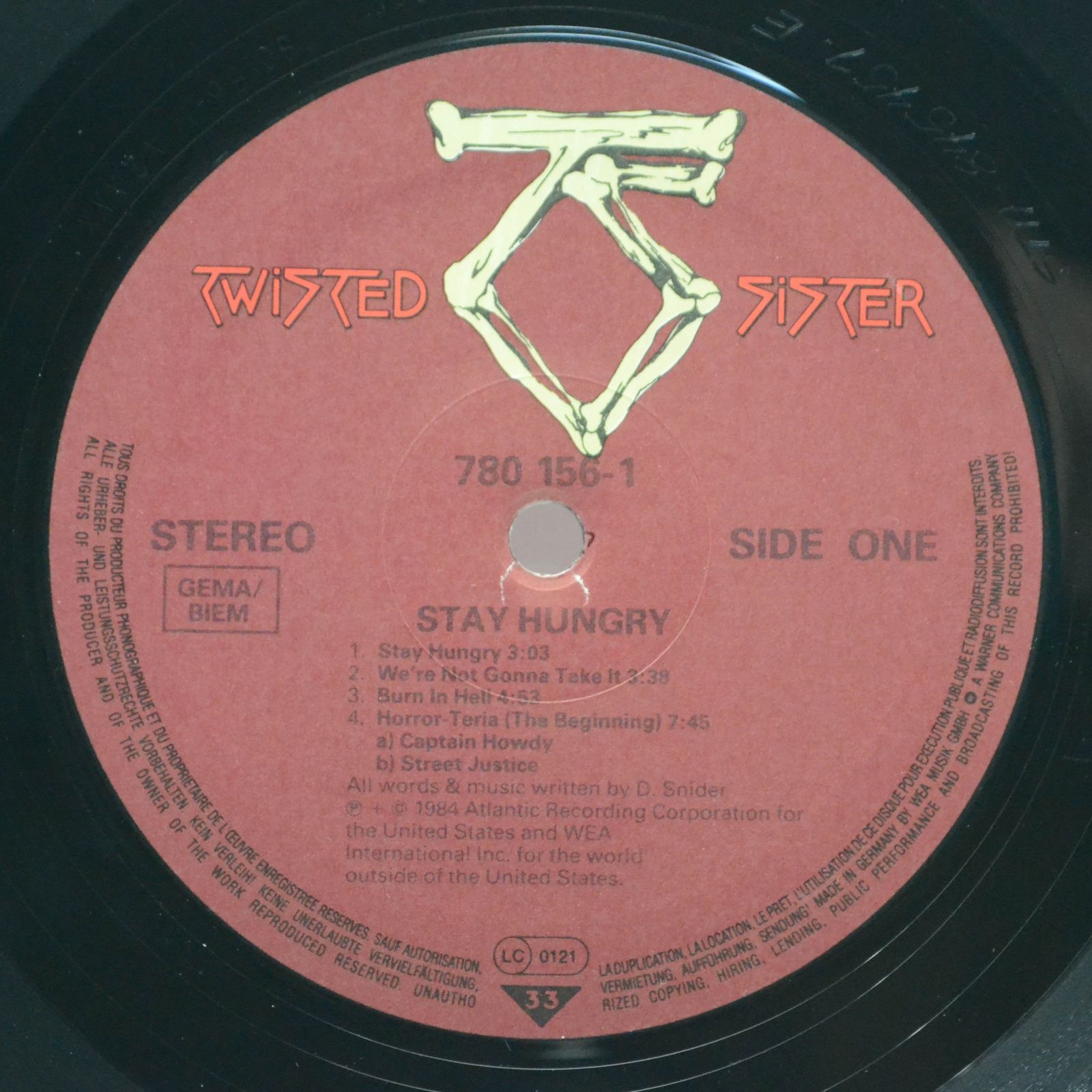 Twisted Sister — Stay Hungry, 1984