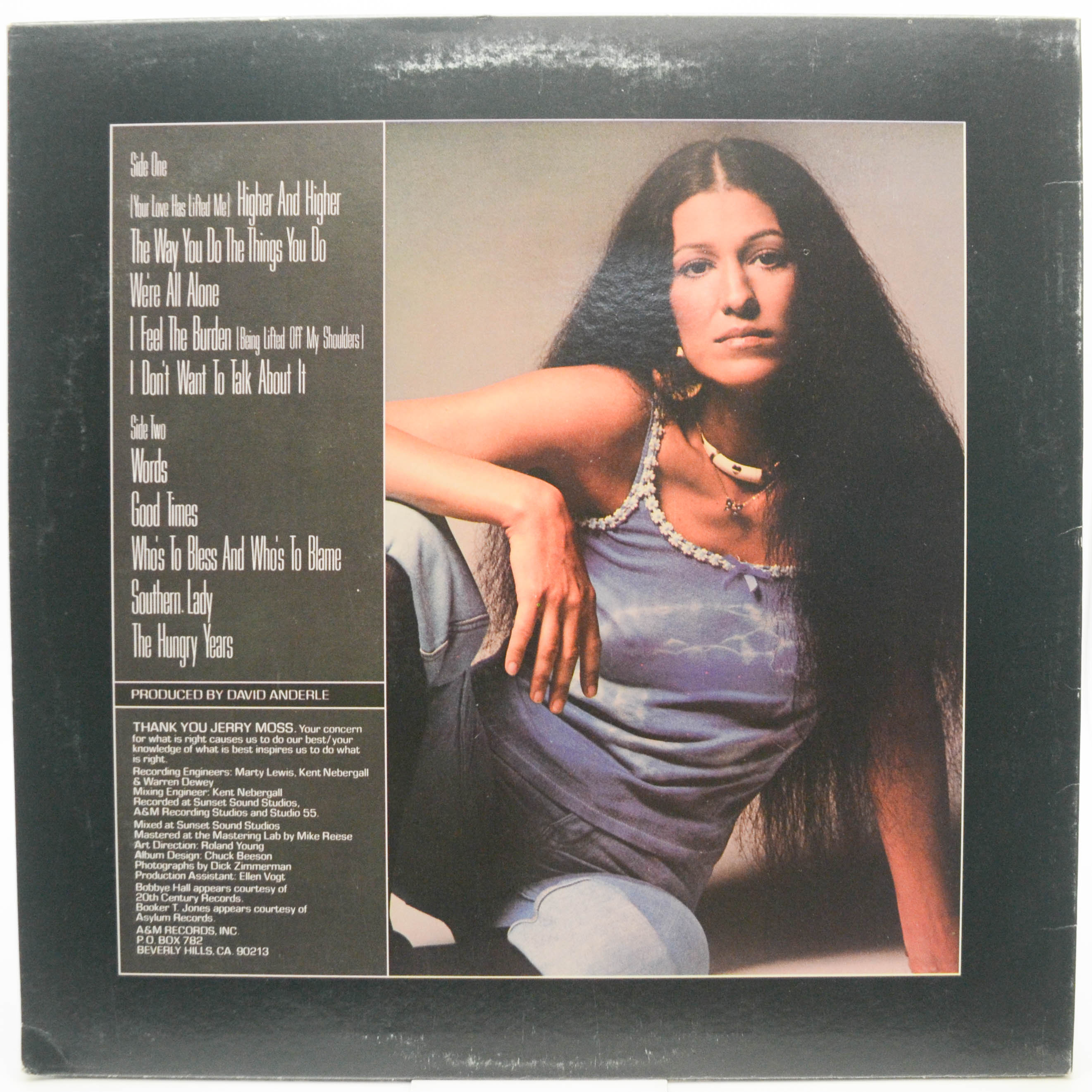 Rita Coolidge — Anytime... Anywhere (1-st, USA), 1977