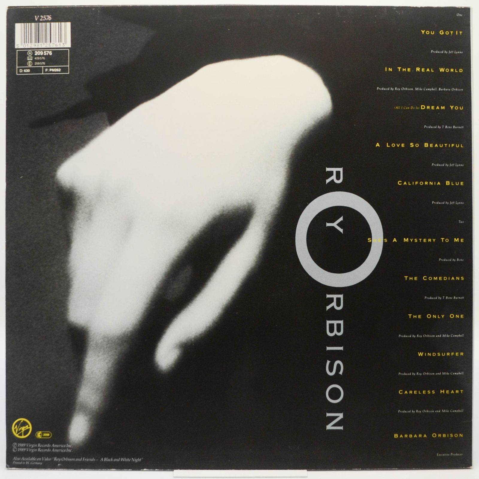 Roy Orbison — Mystery Girl, 1989