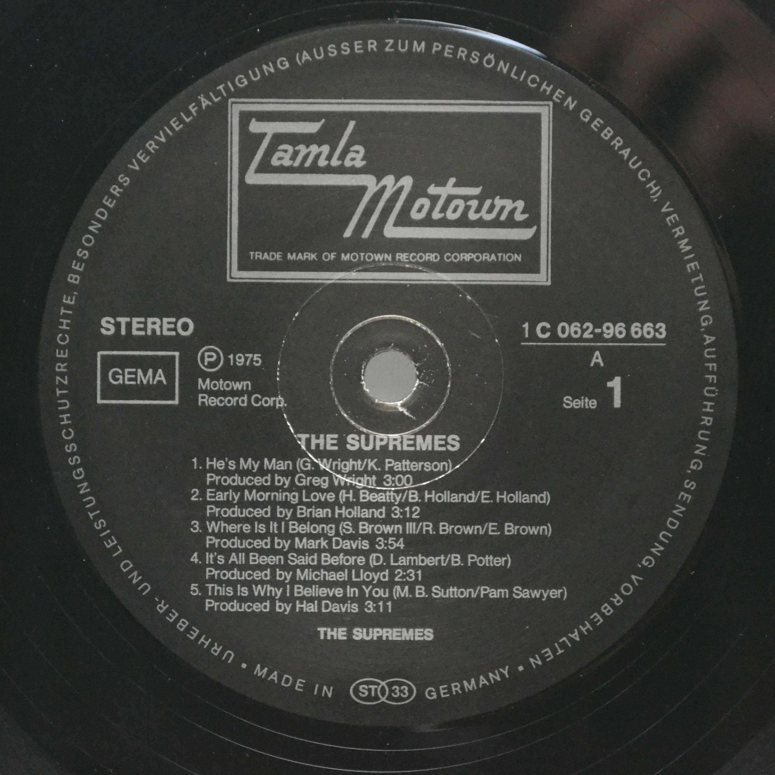 The Supremes — The Supremes, 1975