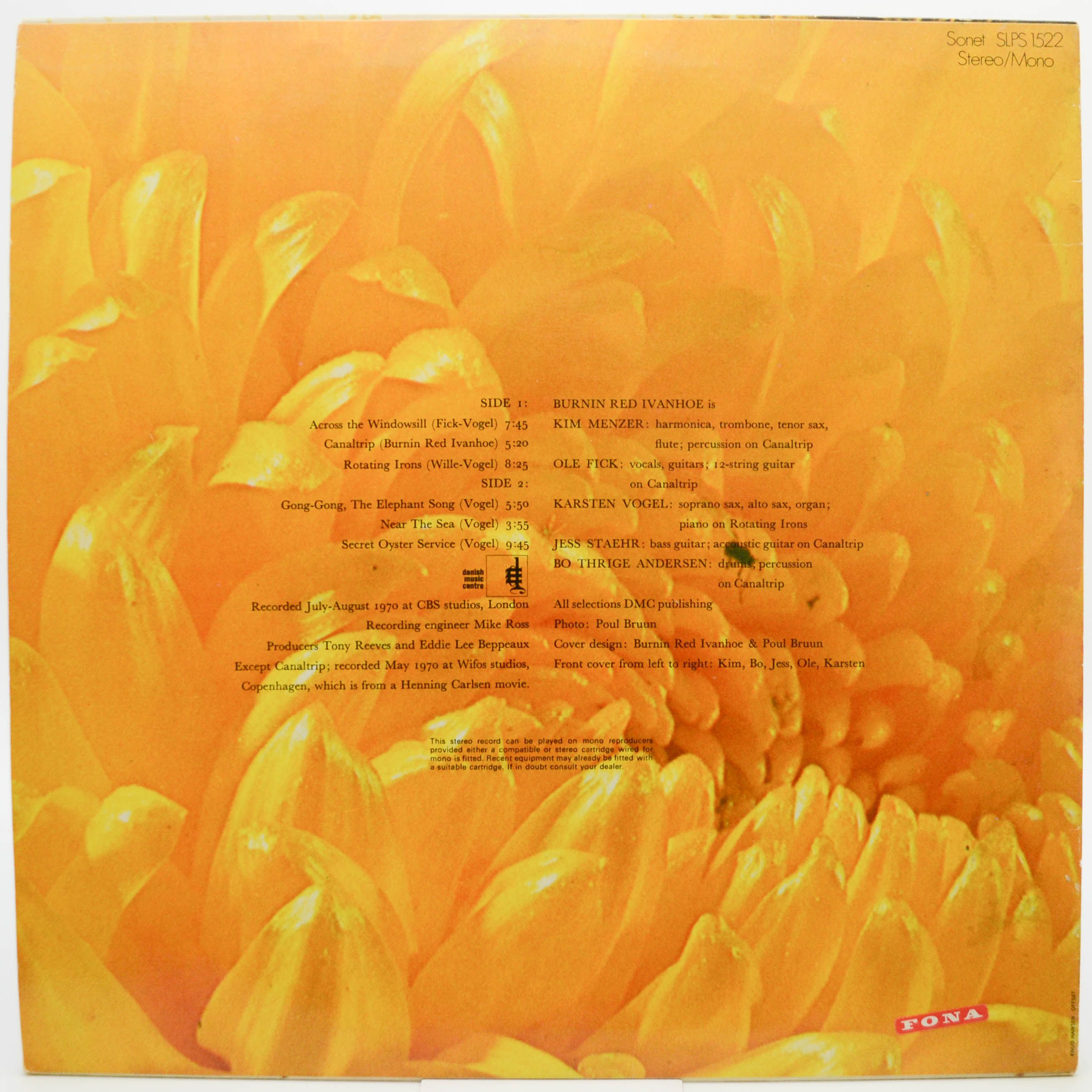 Burnin Red Ivanhoe — Burnin Red Ivanhoe (1-st, Denmark), 1970