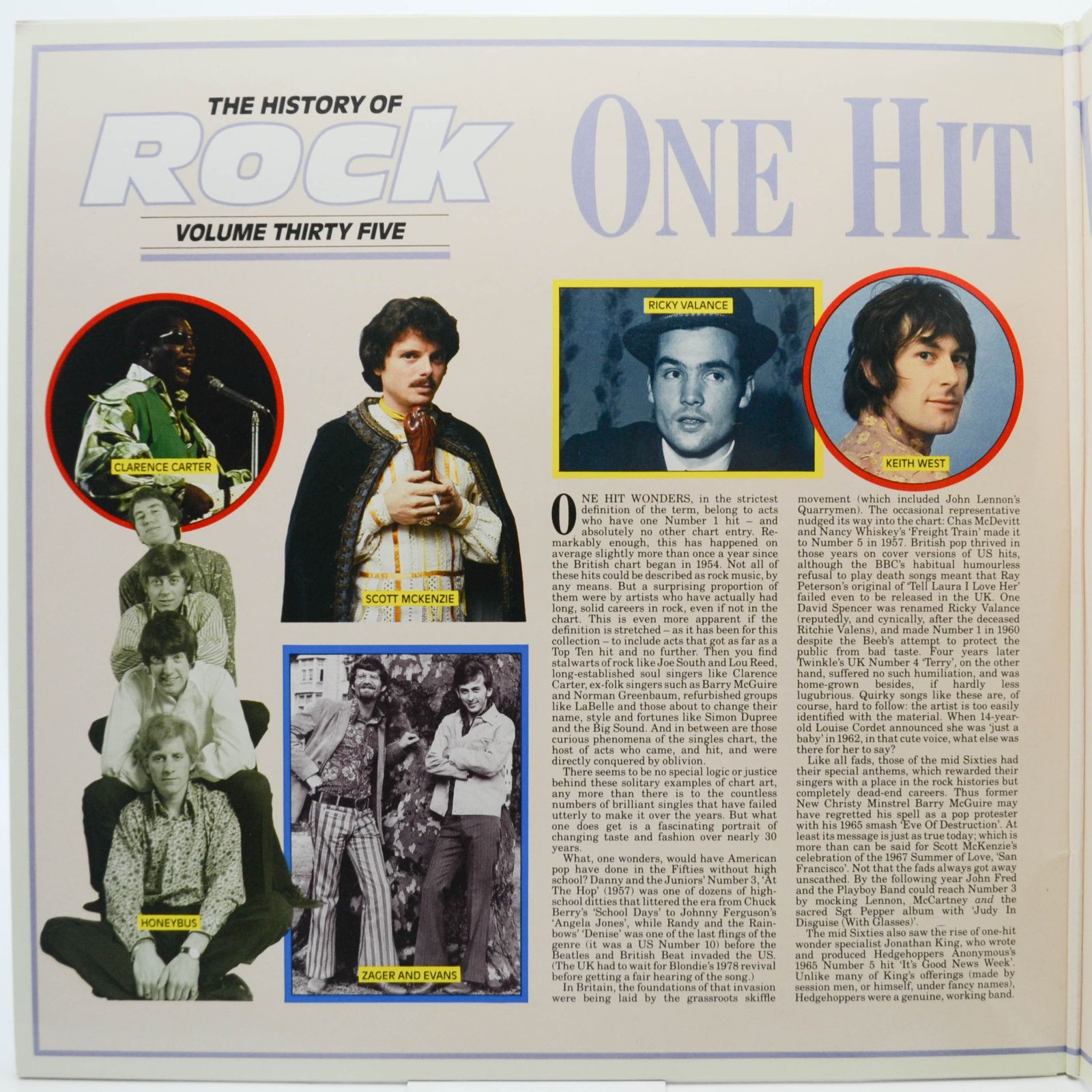 Various — The History Of Rock (Volume Thirty Five) (2LP, UK), 1986