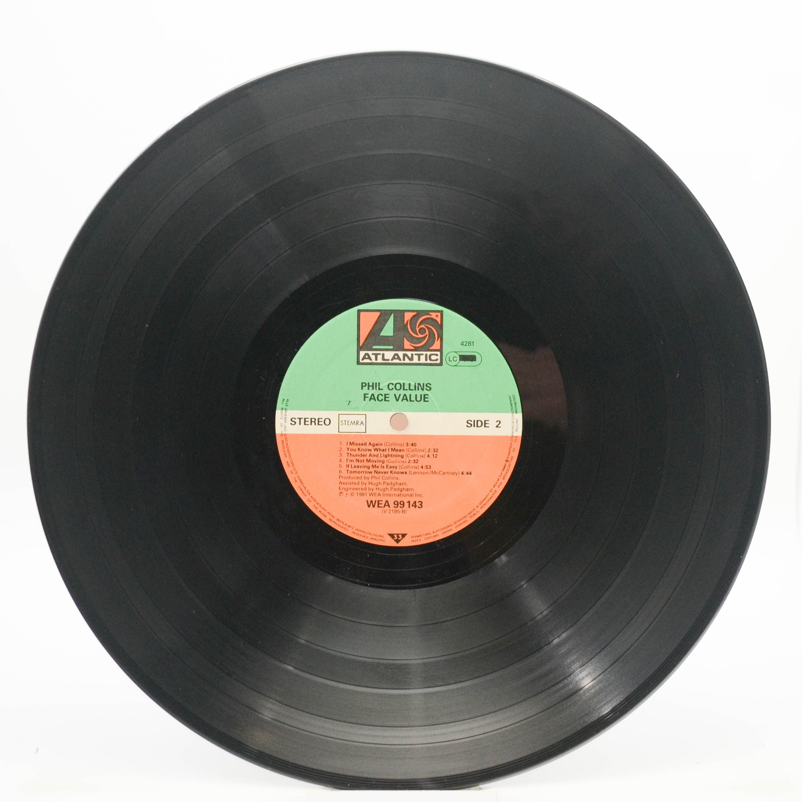 Phil Collins — Face Value, 1981