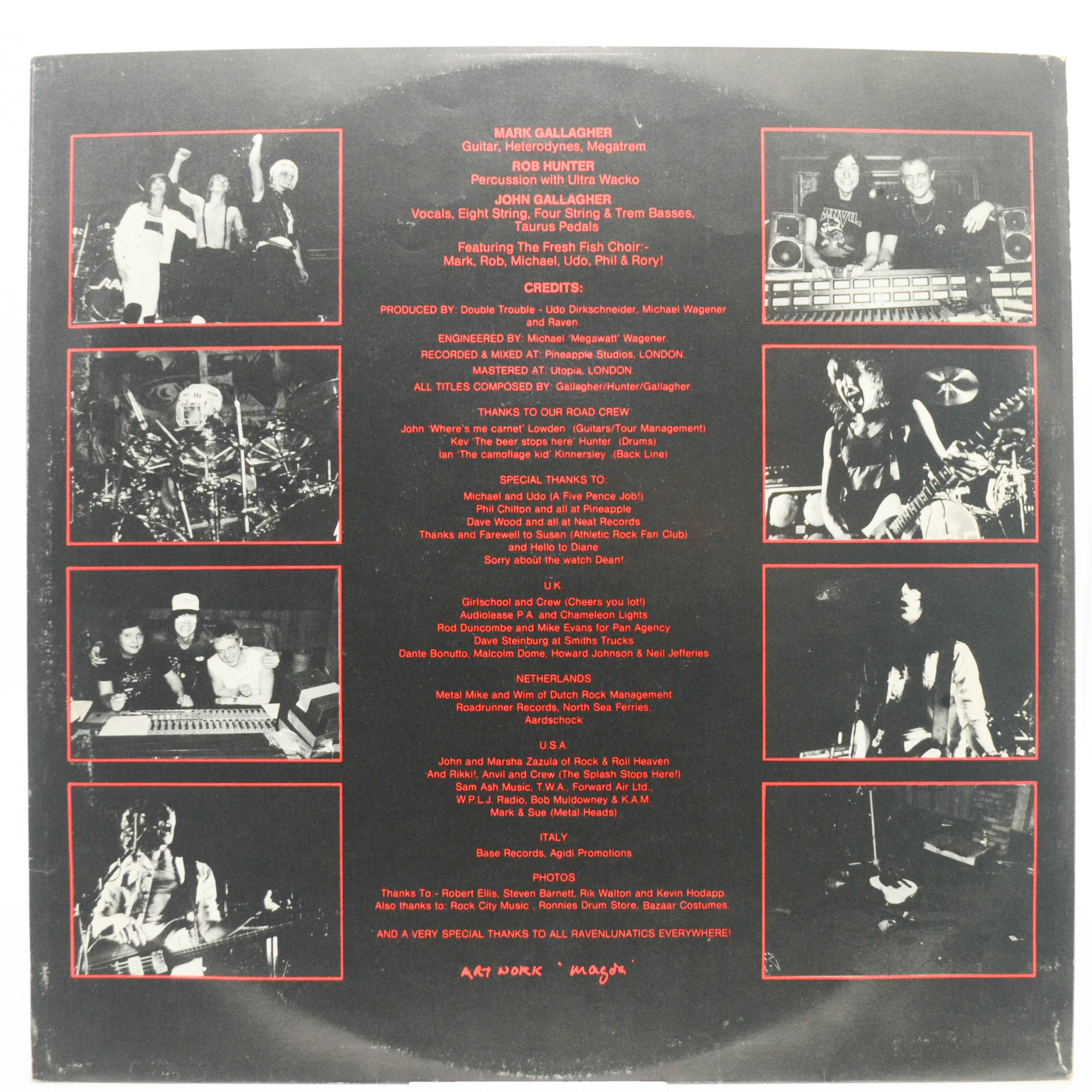 Виниловая пластинка Raven — All For One (1-st, UK), 1983
