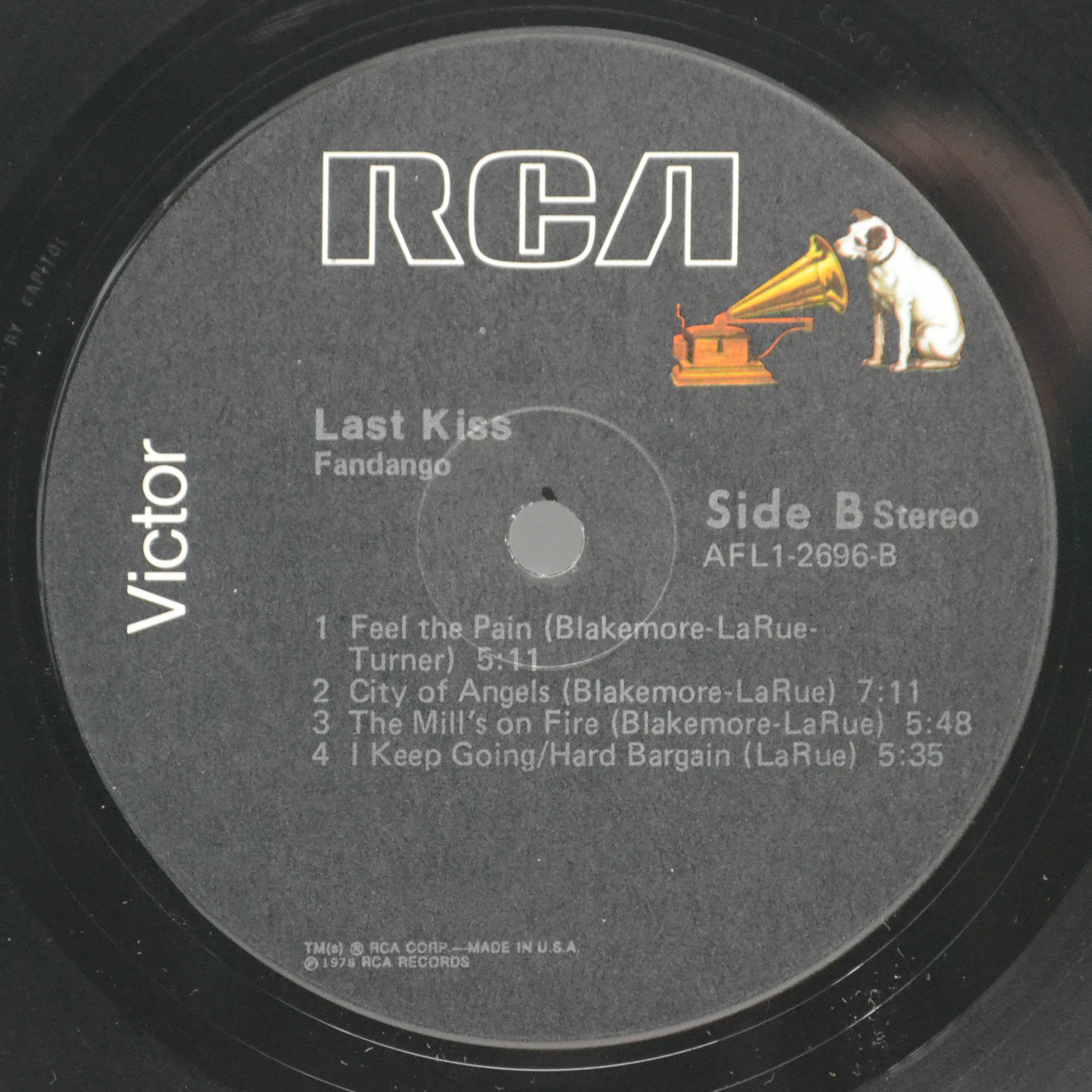 Fandango — Last Kiss, 1978