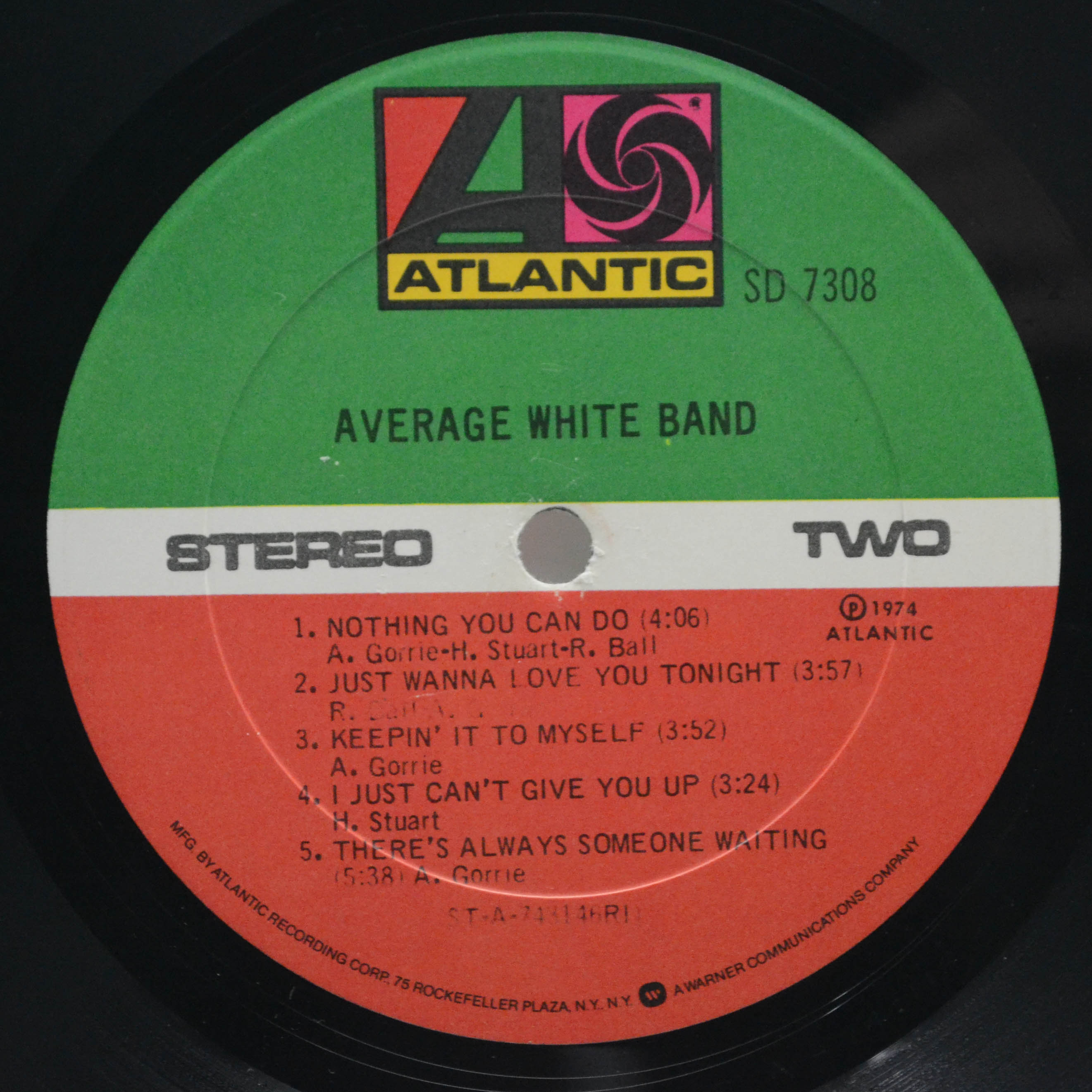 Виниловая пластинка Average White Band — AWB (USA), 1974
