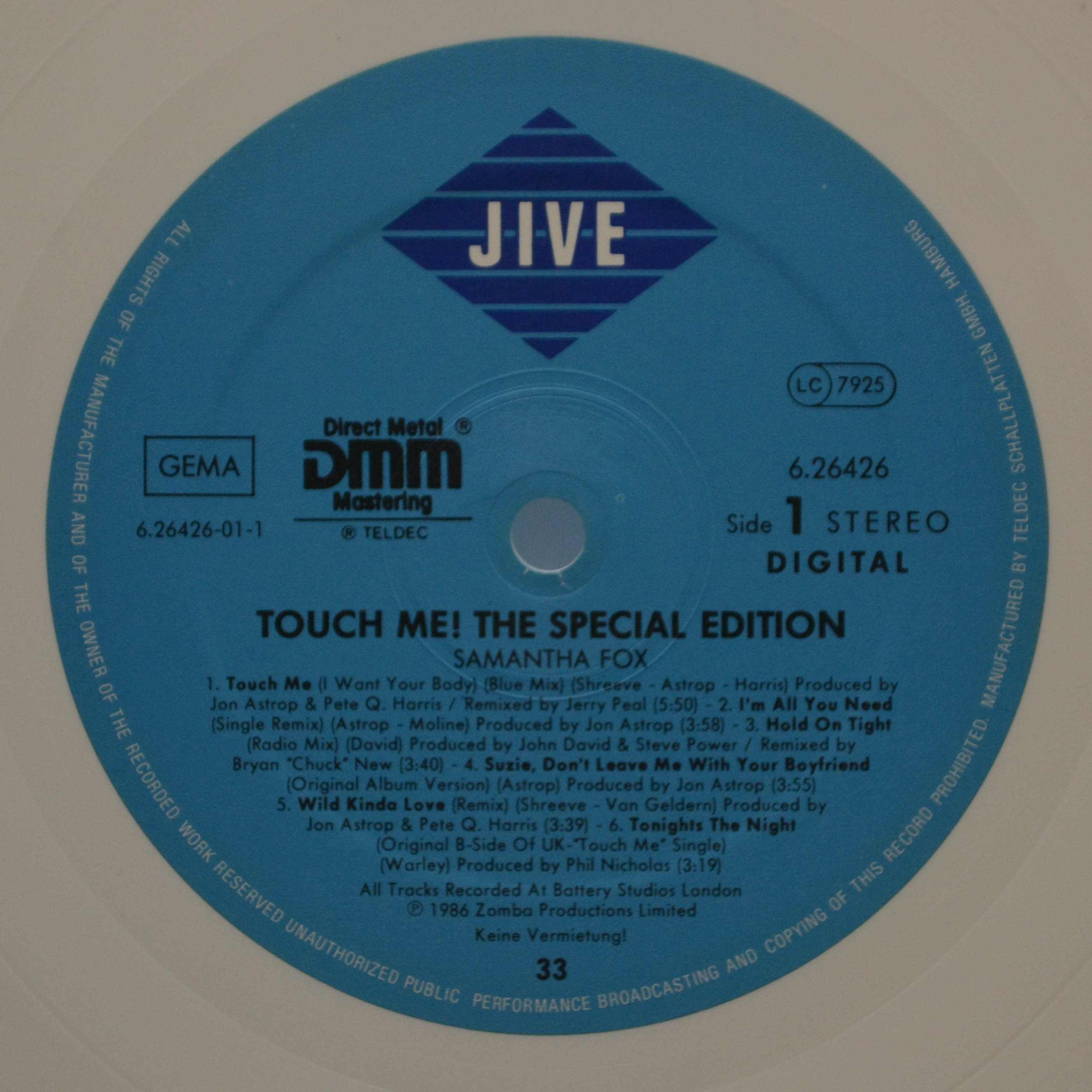 Samantha Fox — Touch Me, 1986