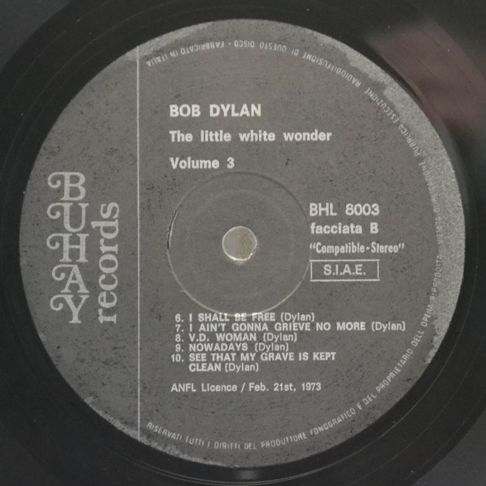 Bob Dylan — The Little White Wonder — Volume 3, 1975
