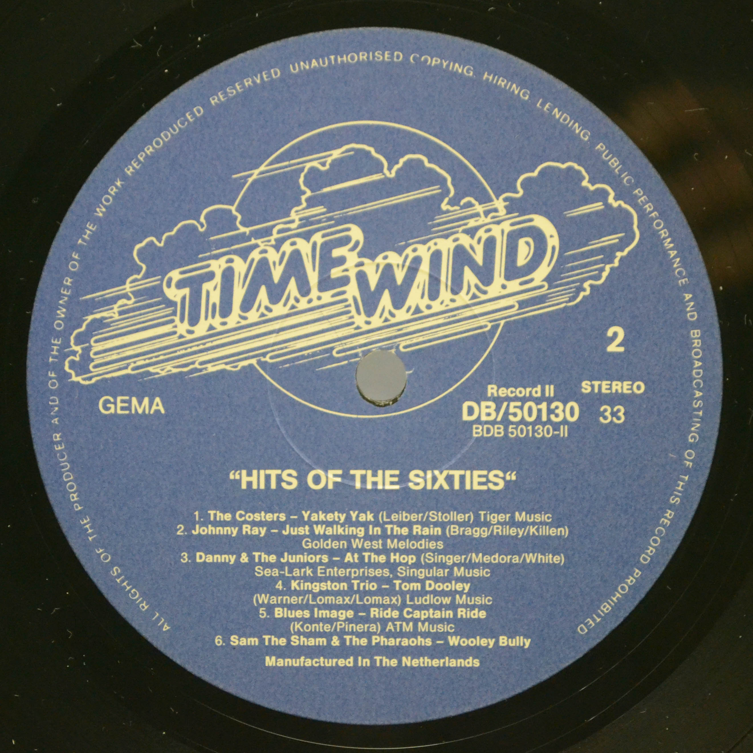 Various — Hits Of The Sixties (2LP), 1978