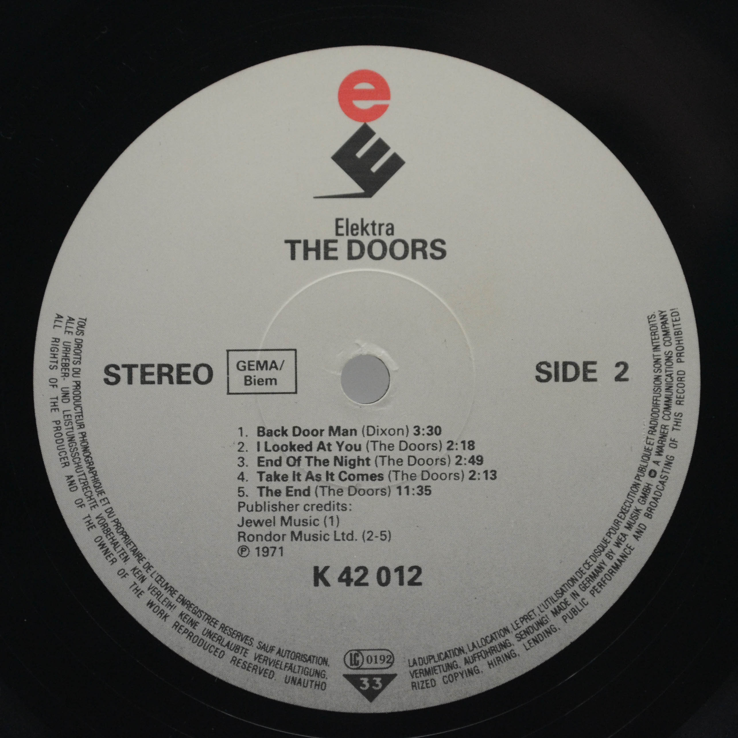 Doors — The Doors, 1967