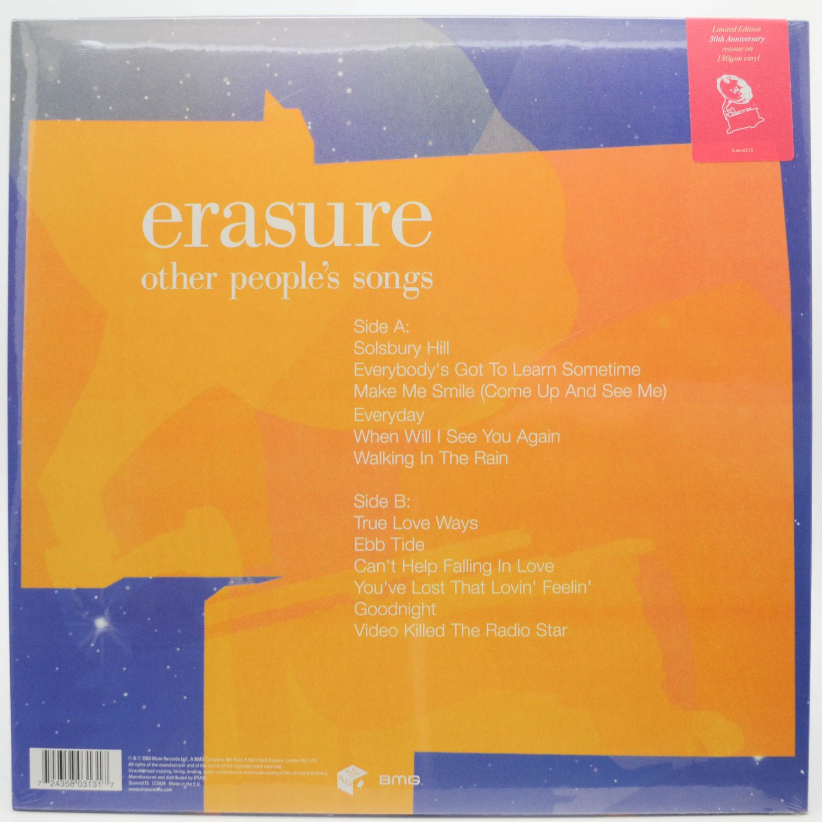 Erasure — Other People's Songs (UK), 2002