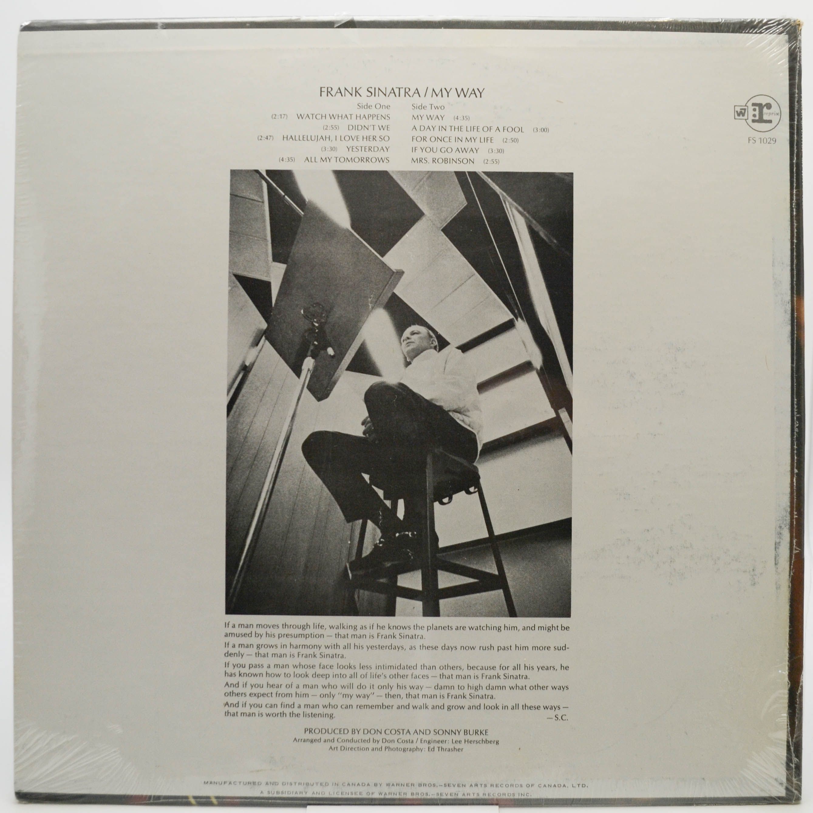 Frank Sinatra — My Way, 1969