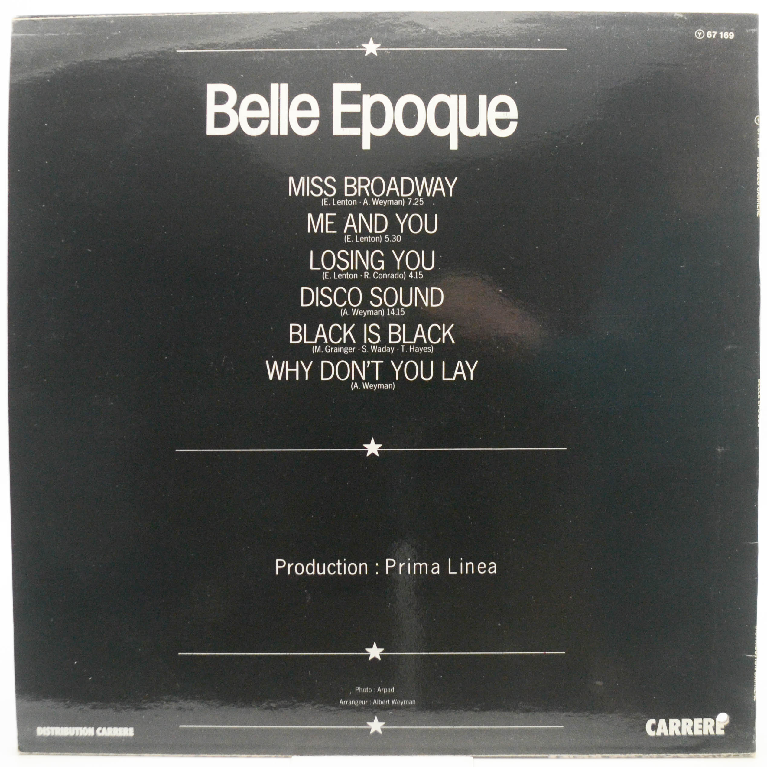 Belle Epoque — Miss Broadway (1-st, France), 1977