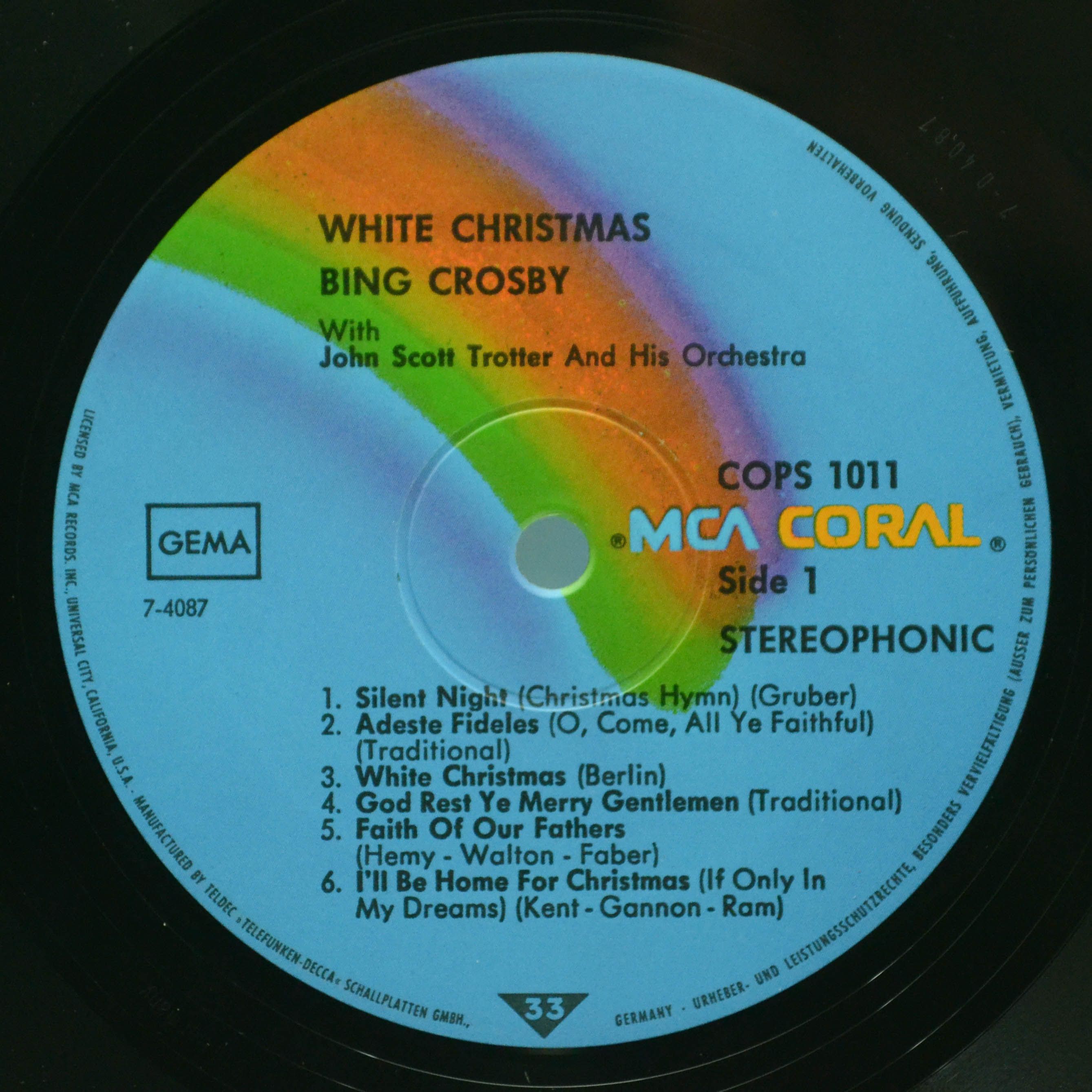 Bing Crosby — White Christmas, 1955