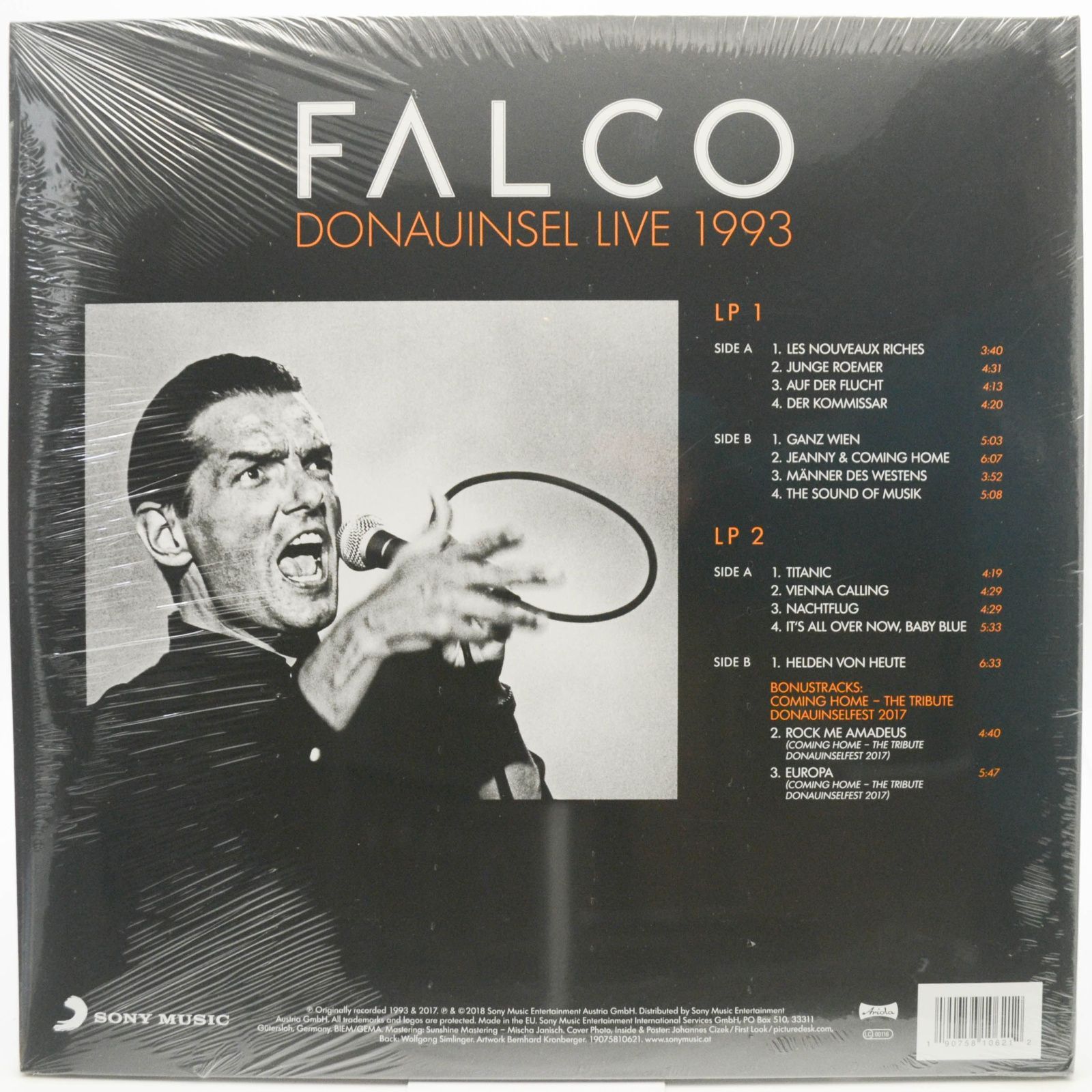 Falco — Donauinsel Live 1993 (2LP), 2004