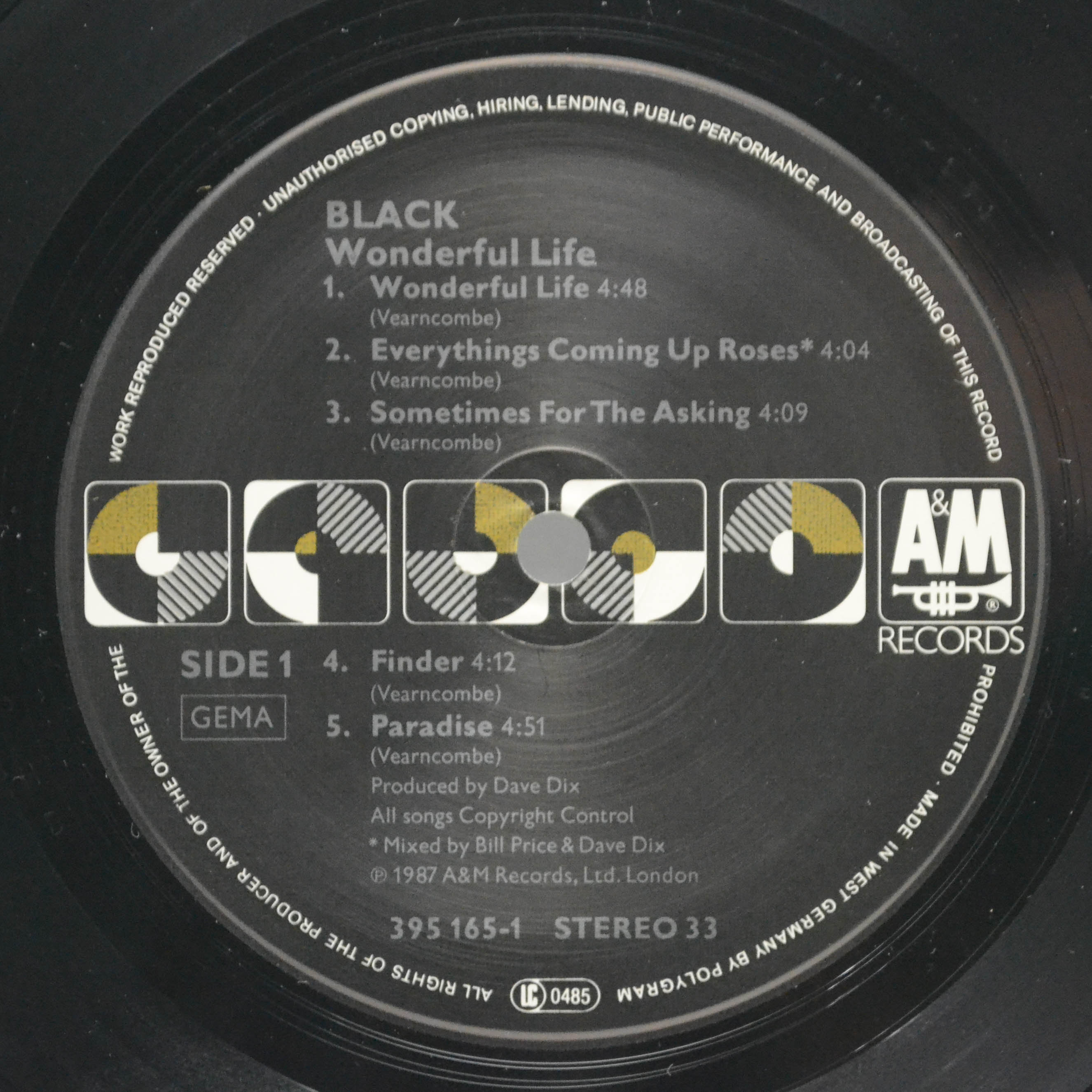 Black — Wonderful Life, 1987