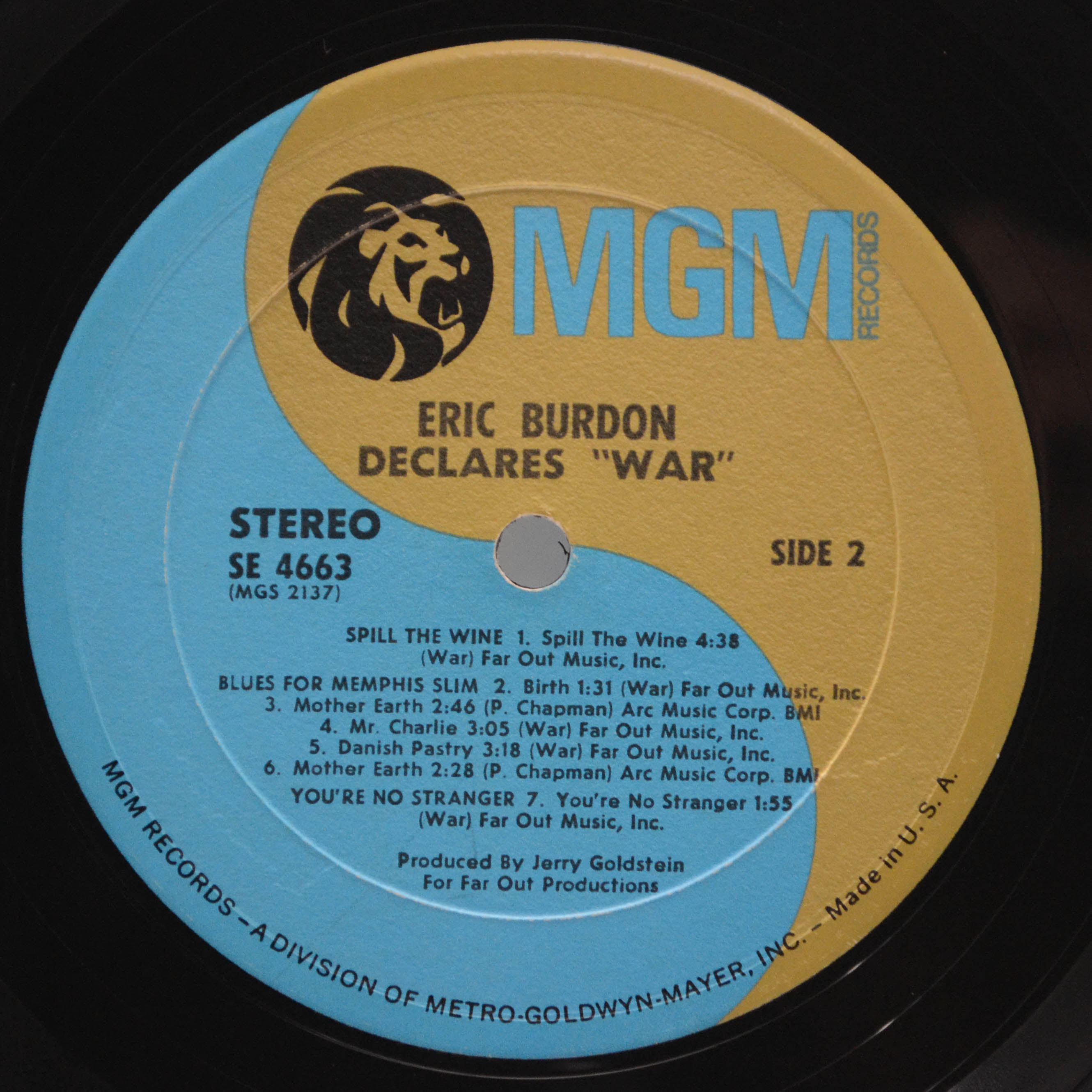 Eric Burdon & War — Eric Burdon Declares "War" (USA), 1970