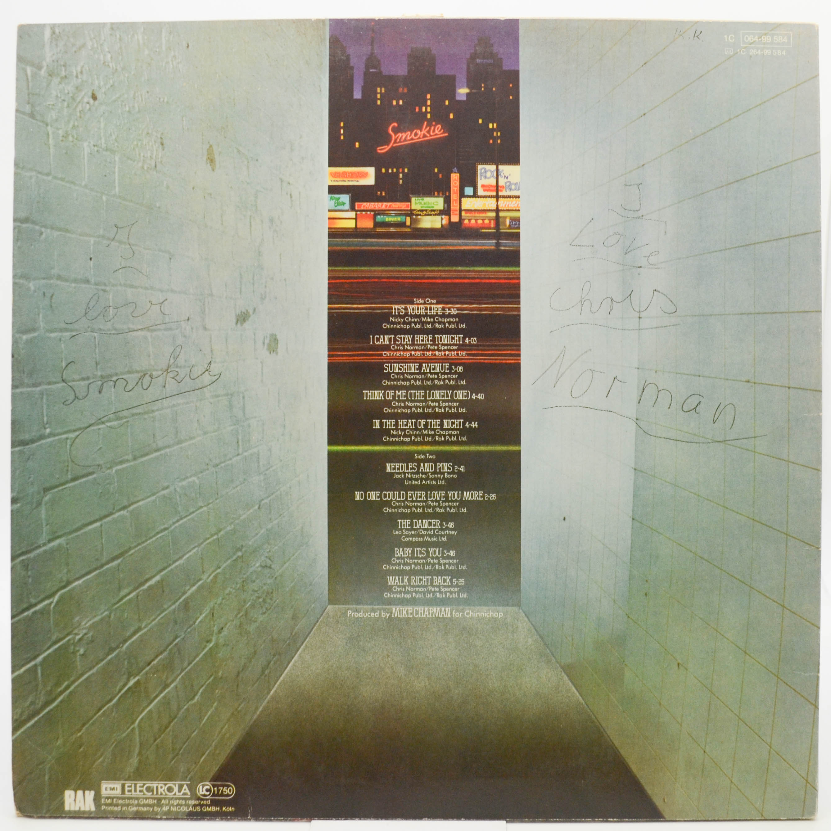 Smokie — Bright Lights & Back Alleys, 1977