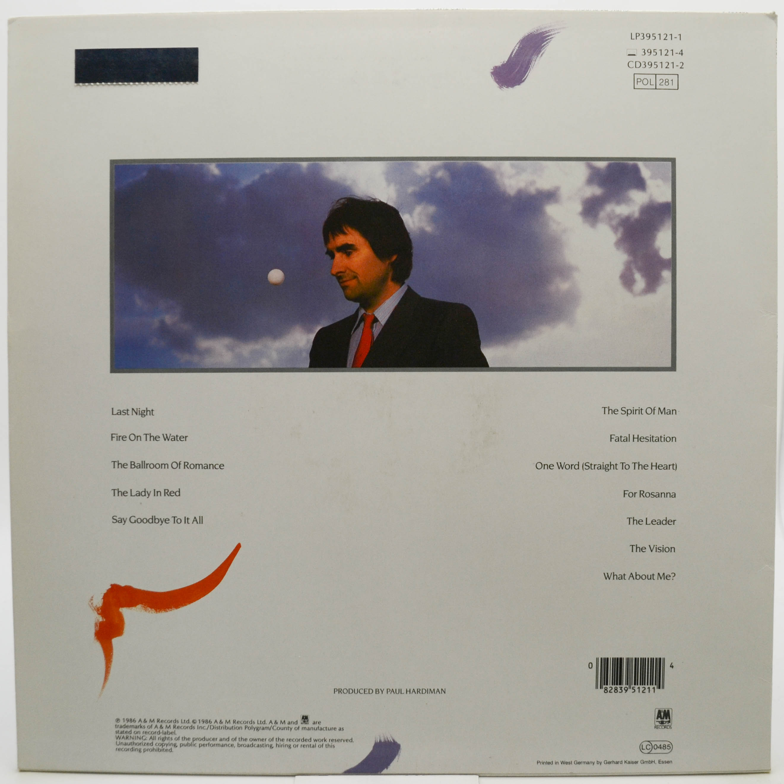 Chris de Burgh — Into The Light, 1986