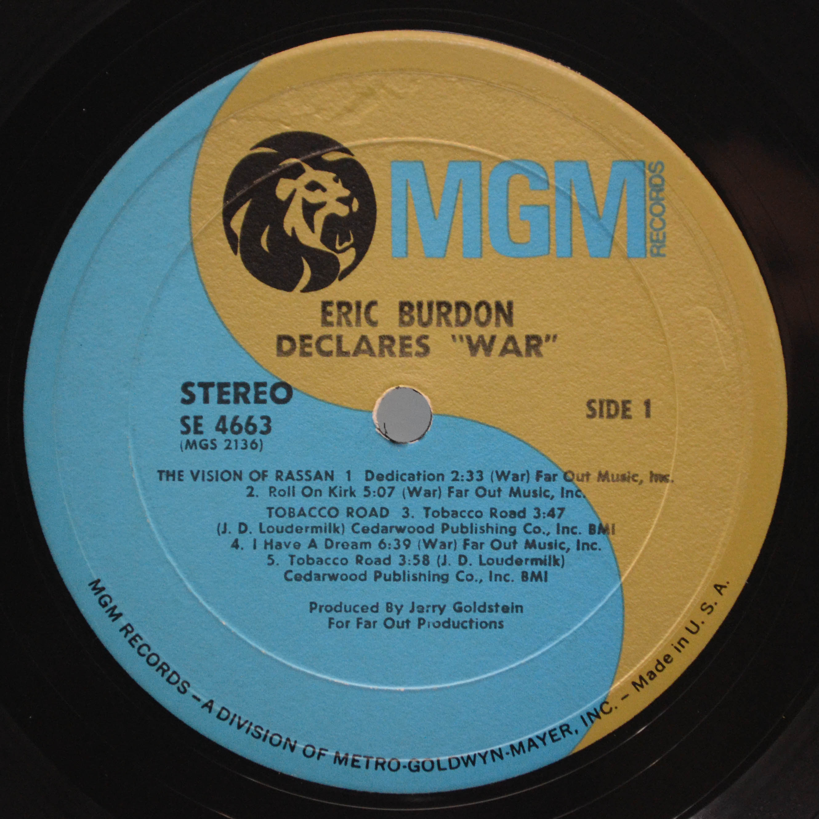 Eric Burdon & War — Eric Burdon Declares "War" (USA), 1970