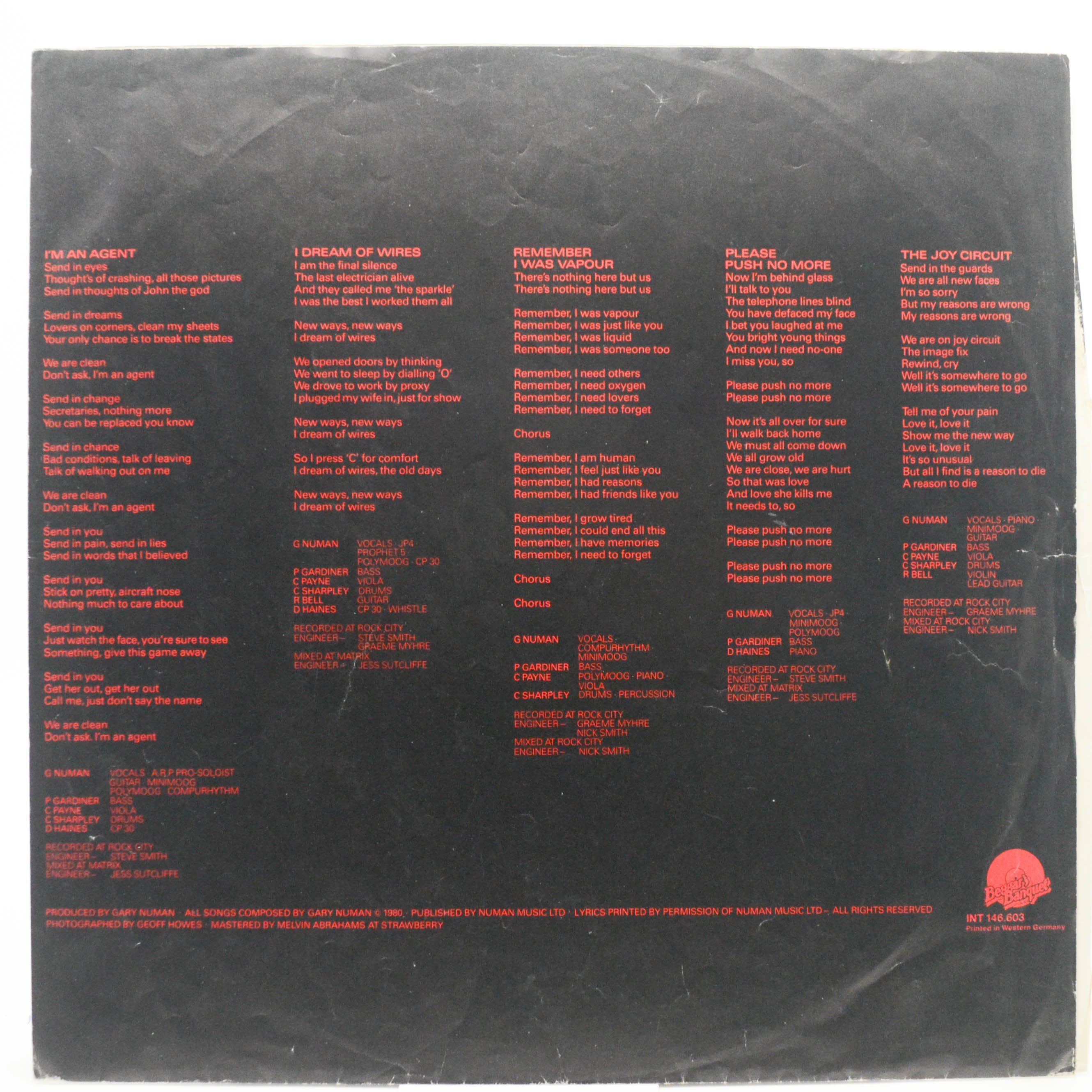 Gary Numan — Telekon, 1980