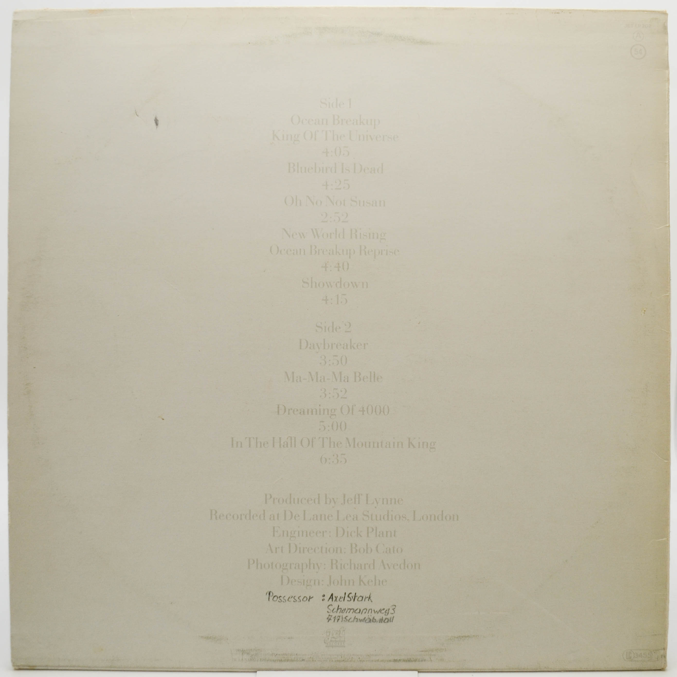 Electric Light Orchestra — On The Third Day, 1973
