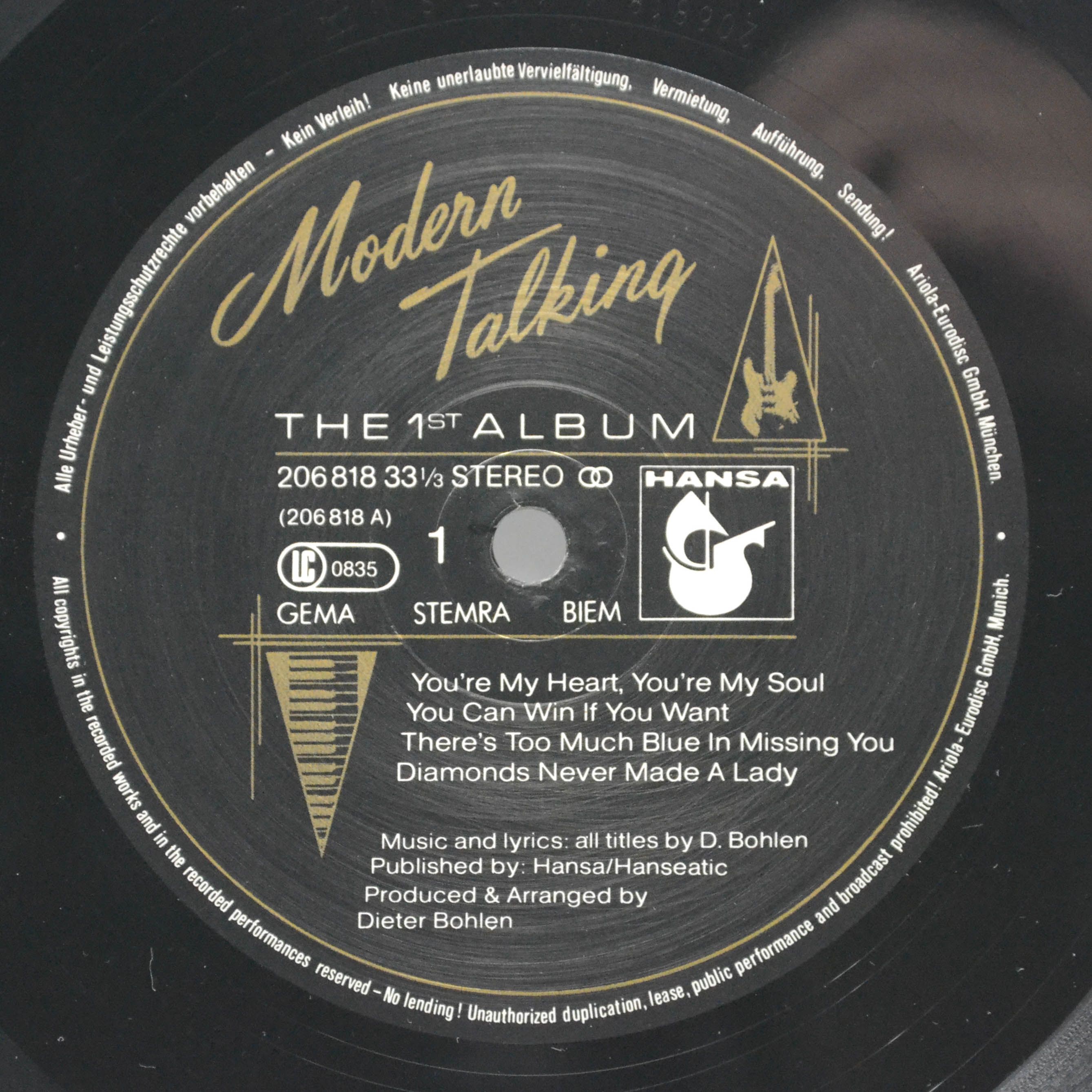 Modern Talking — The 1st Album, 1985