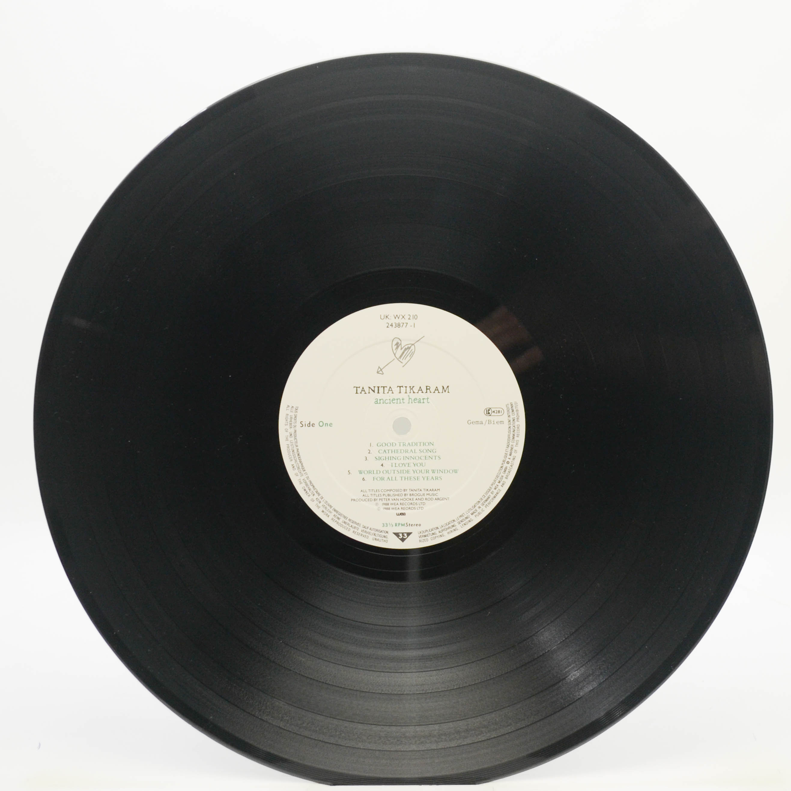 Tanita Tikaram — Ancient Heart, 1988