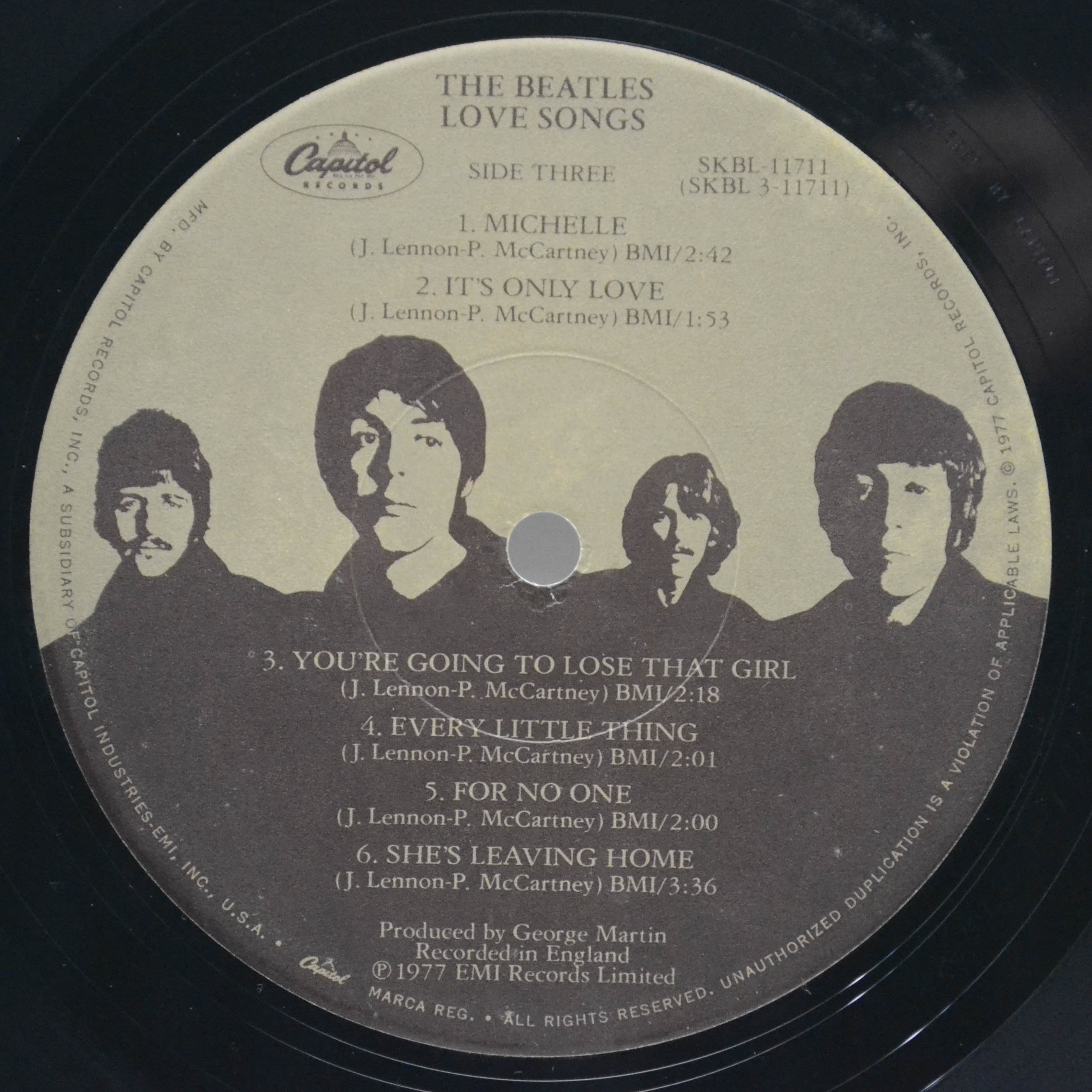 Beatles — Love Songs (2LP, USA), 1977
