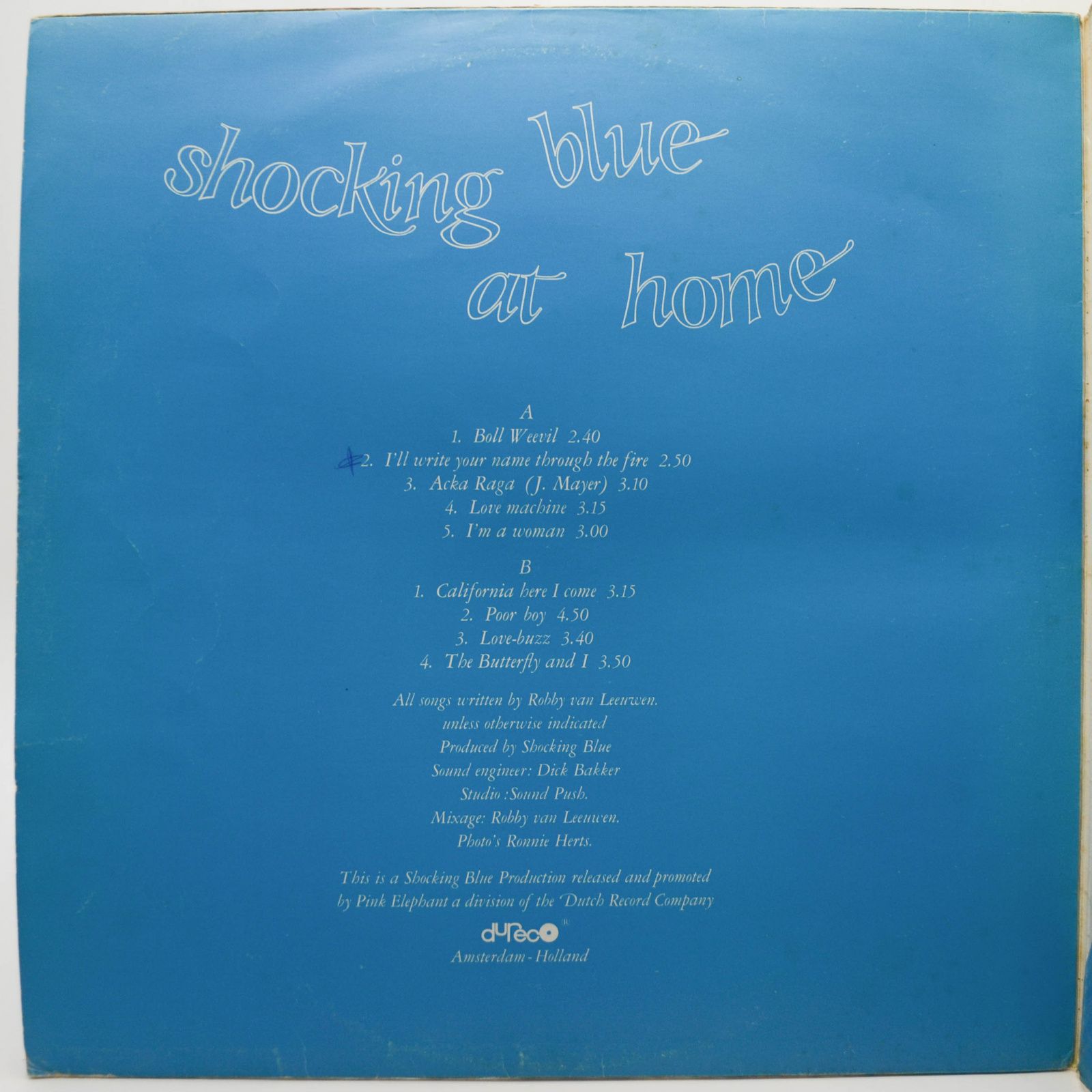 Shocking Blue — At Home (1-st, Holland), 1969