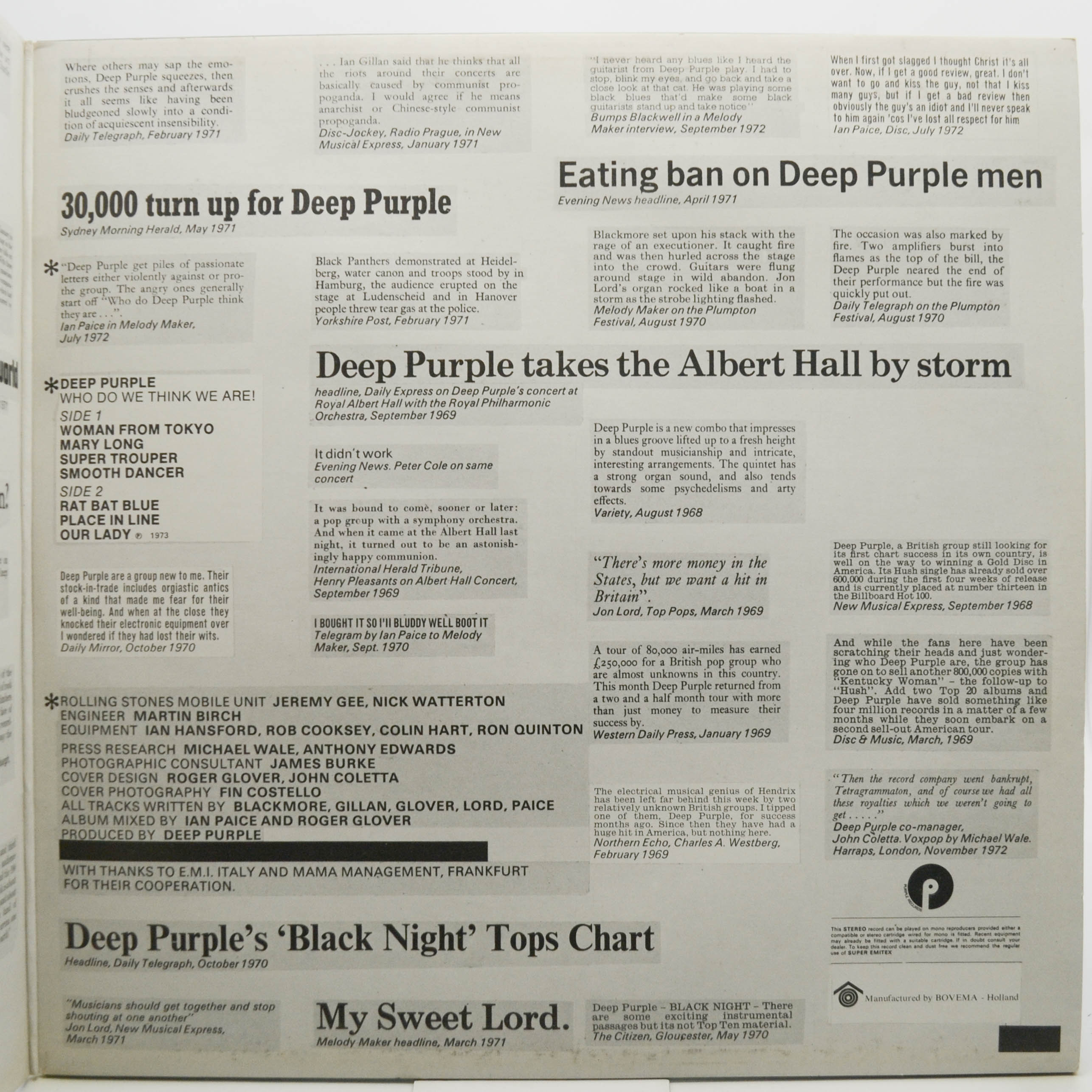 Deep Purple — Who Do We Think We Are, 1973