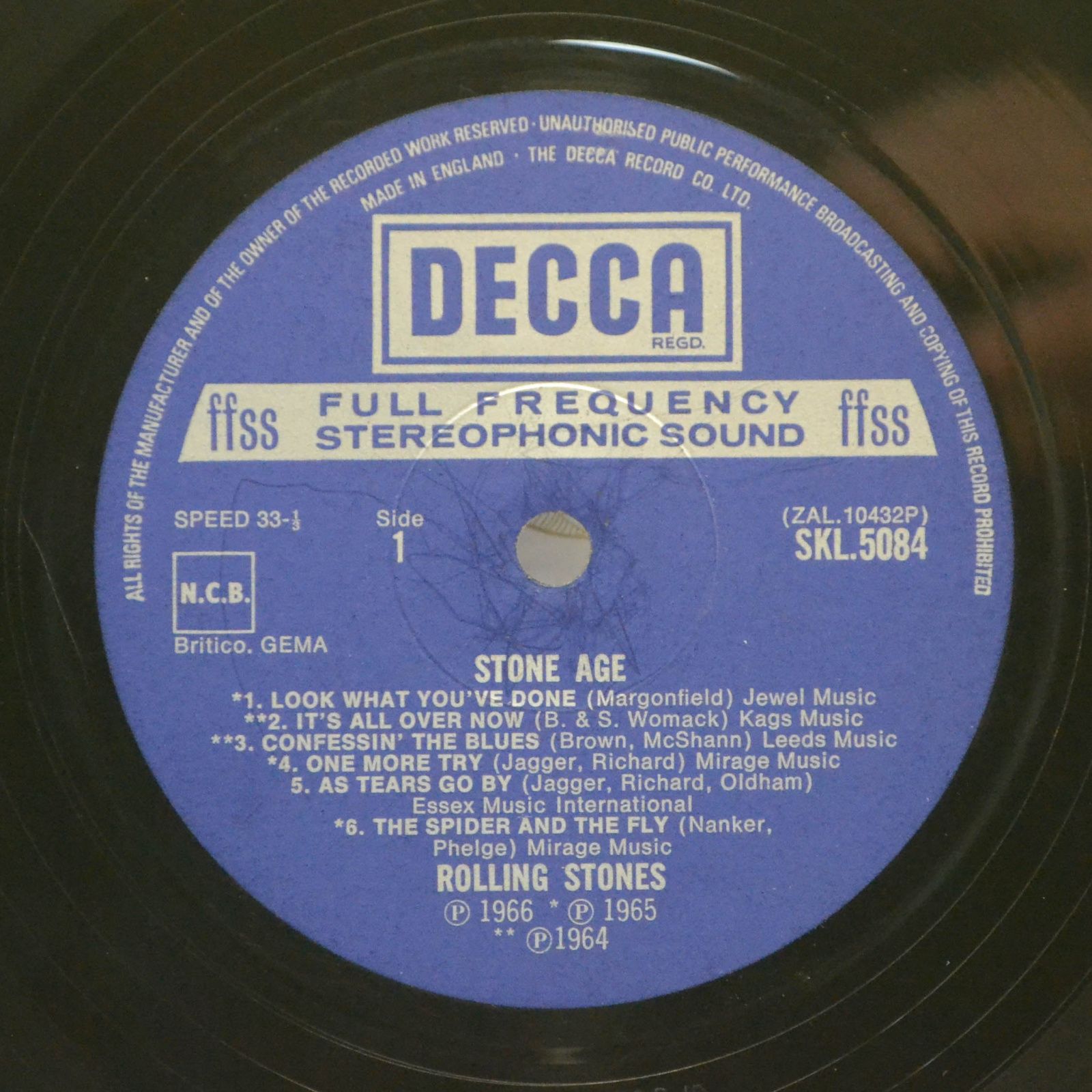 Rolling Stones — Stone Age (1-st, UK), 1971