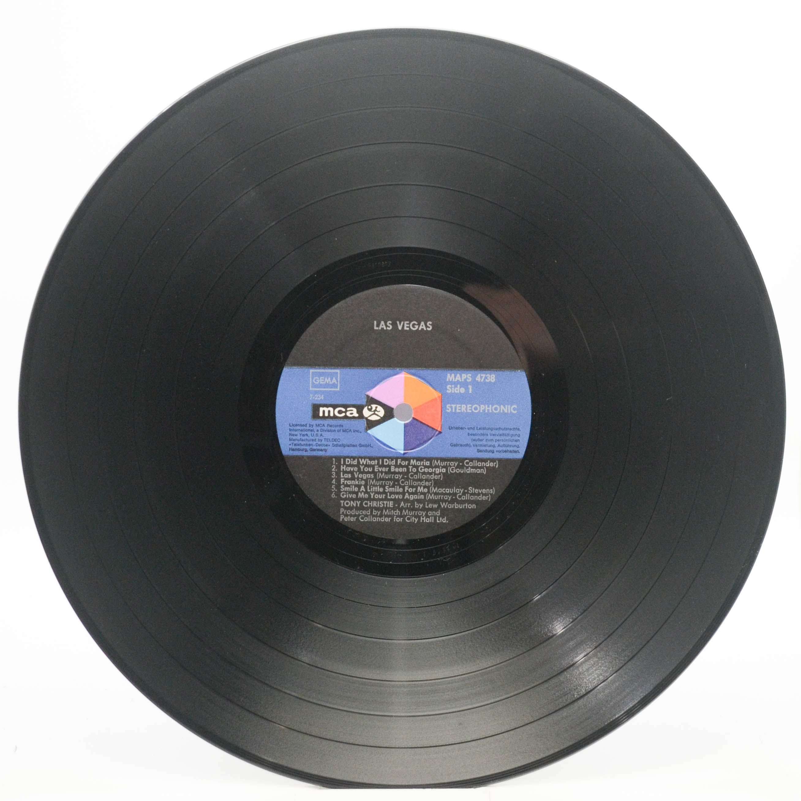 Tony Christie — Las Vegas, 1971