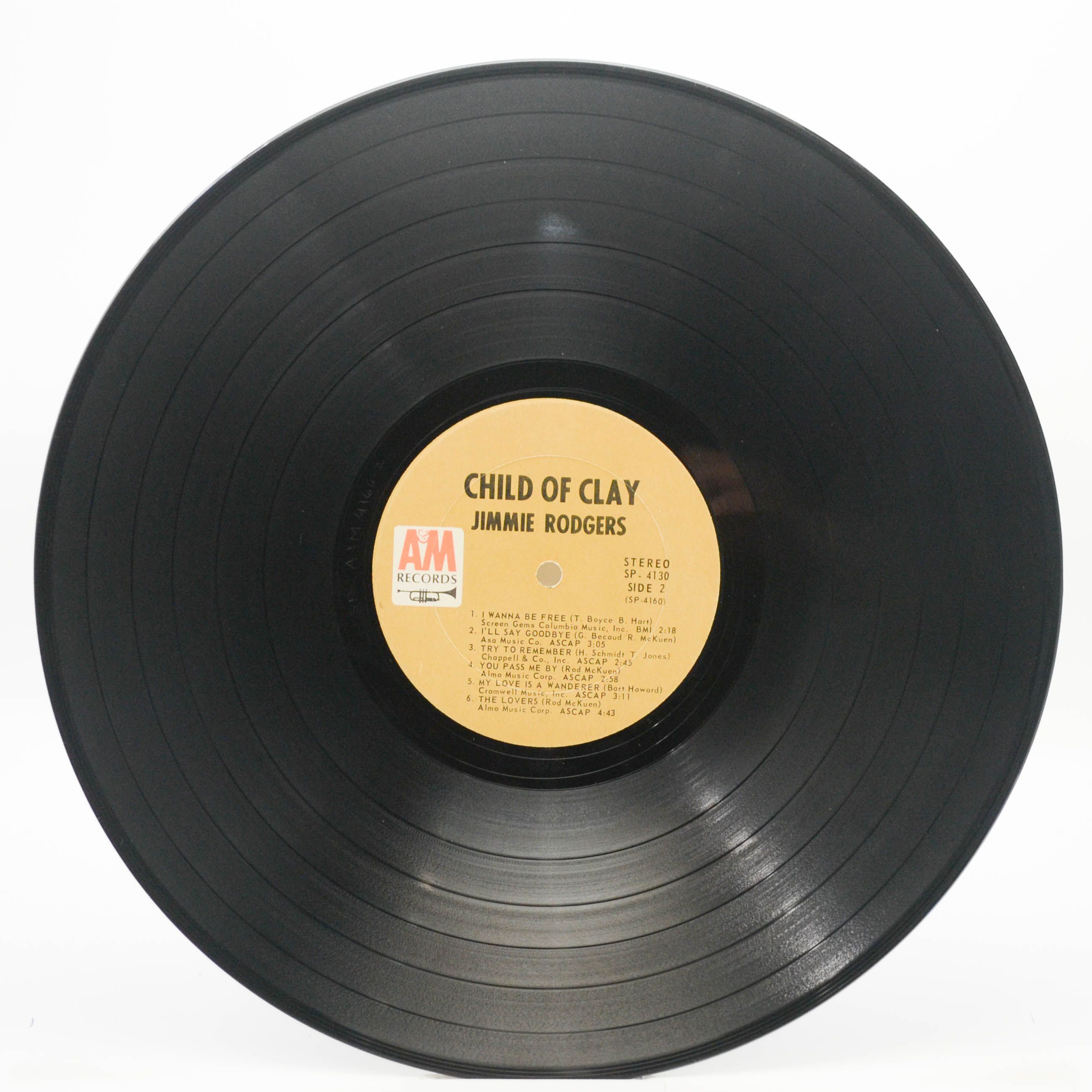 Виниловая пластинка Jimmie Rodgers — Child Of Clay (1-st, USA), 1967