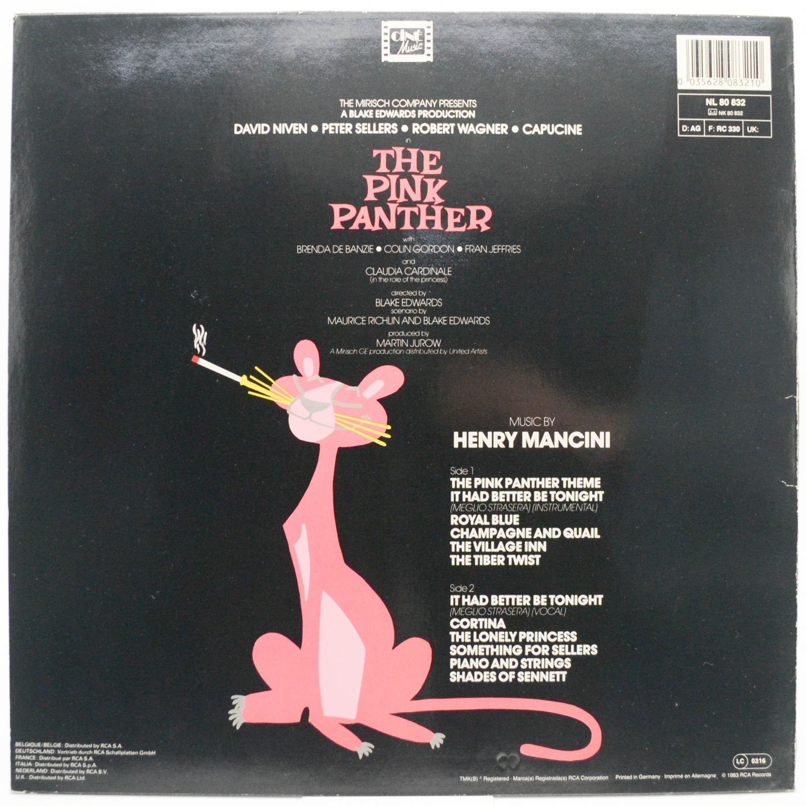 Henry Mancini — The Pink Panther, 1963