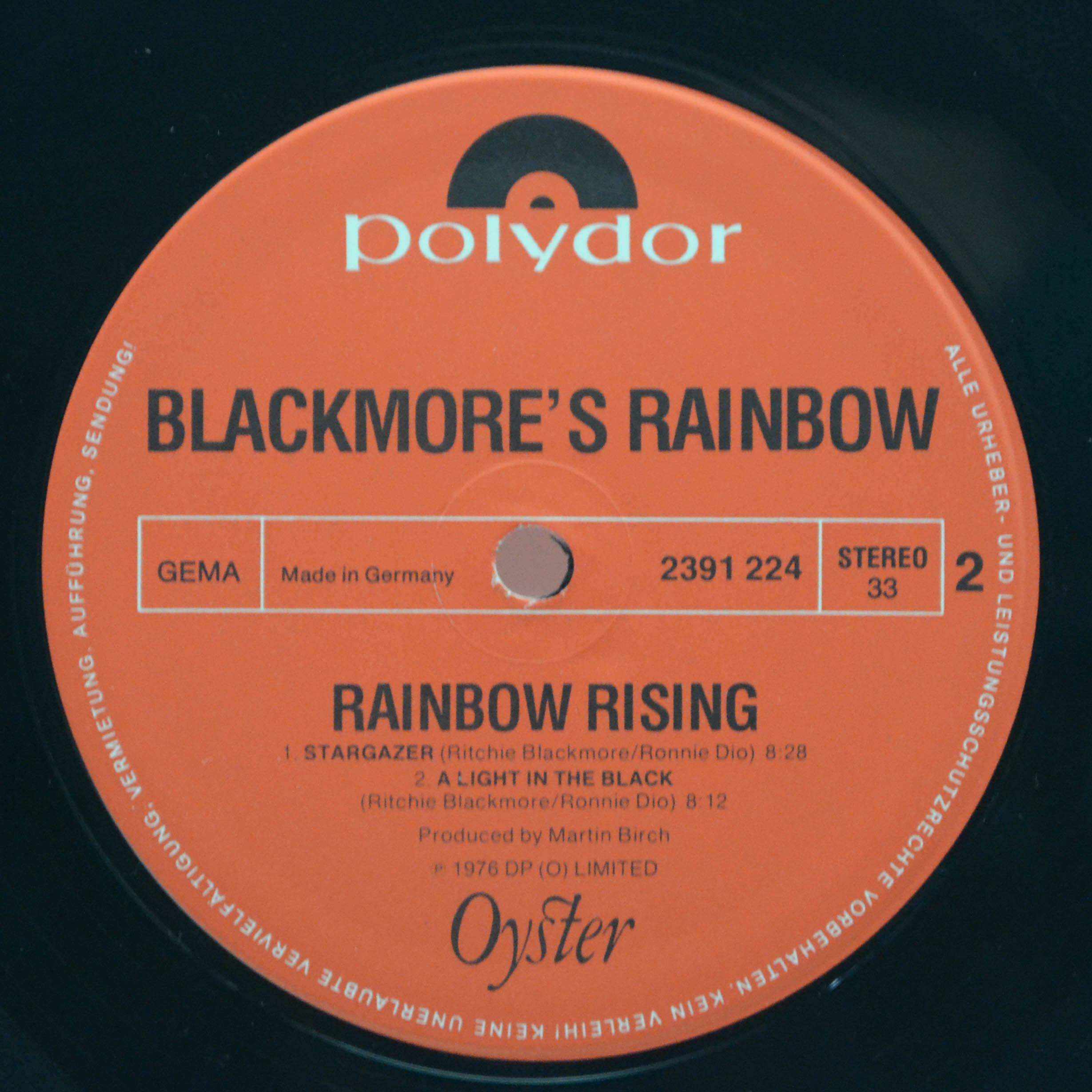 Виниловая пластинка Rainbow — Rising, 1976
