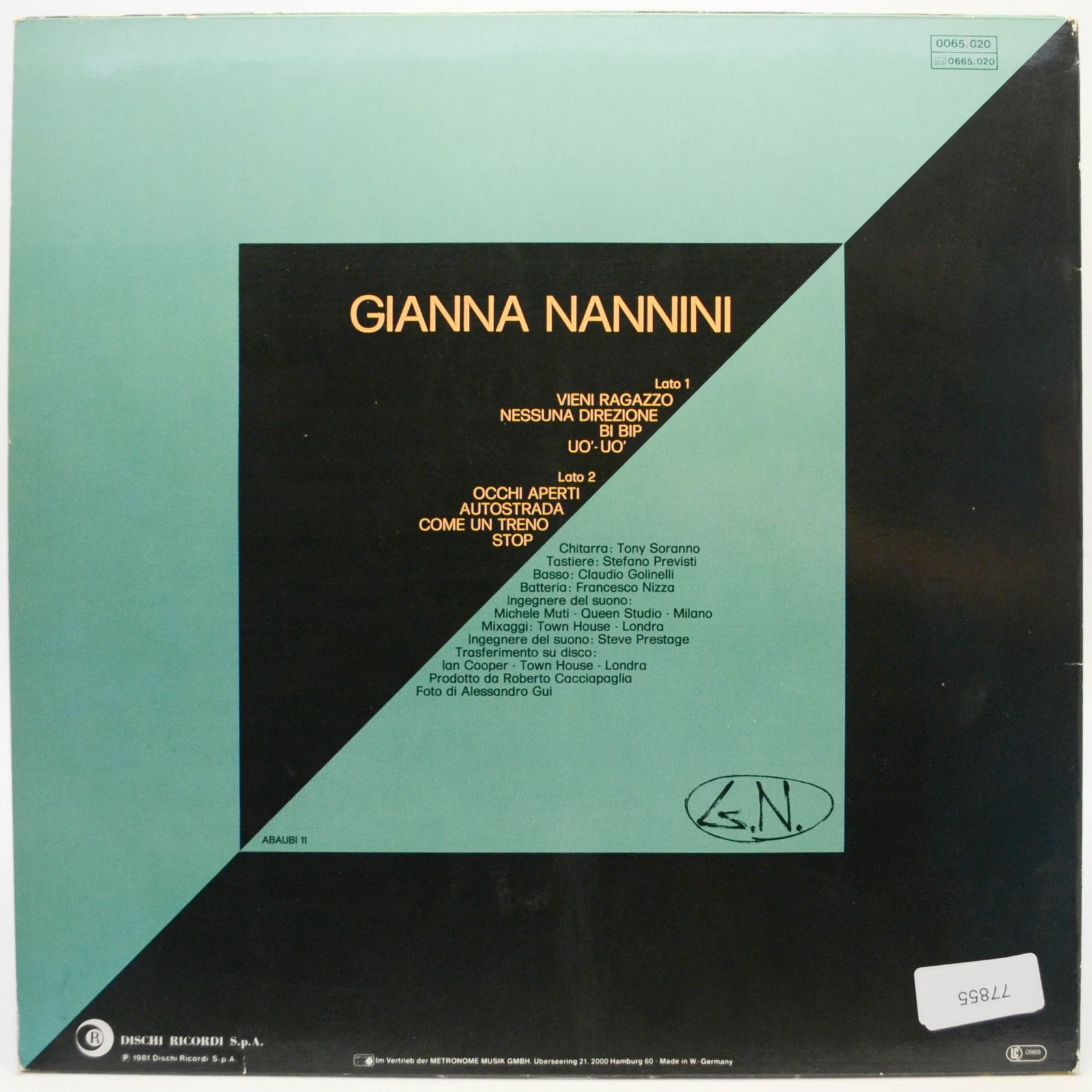 Gianna Nannini — G.N., 1981