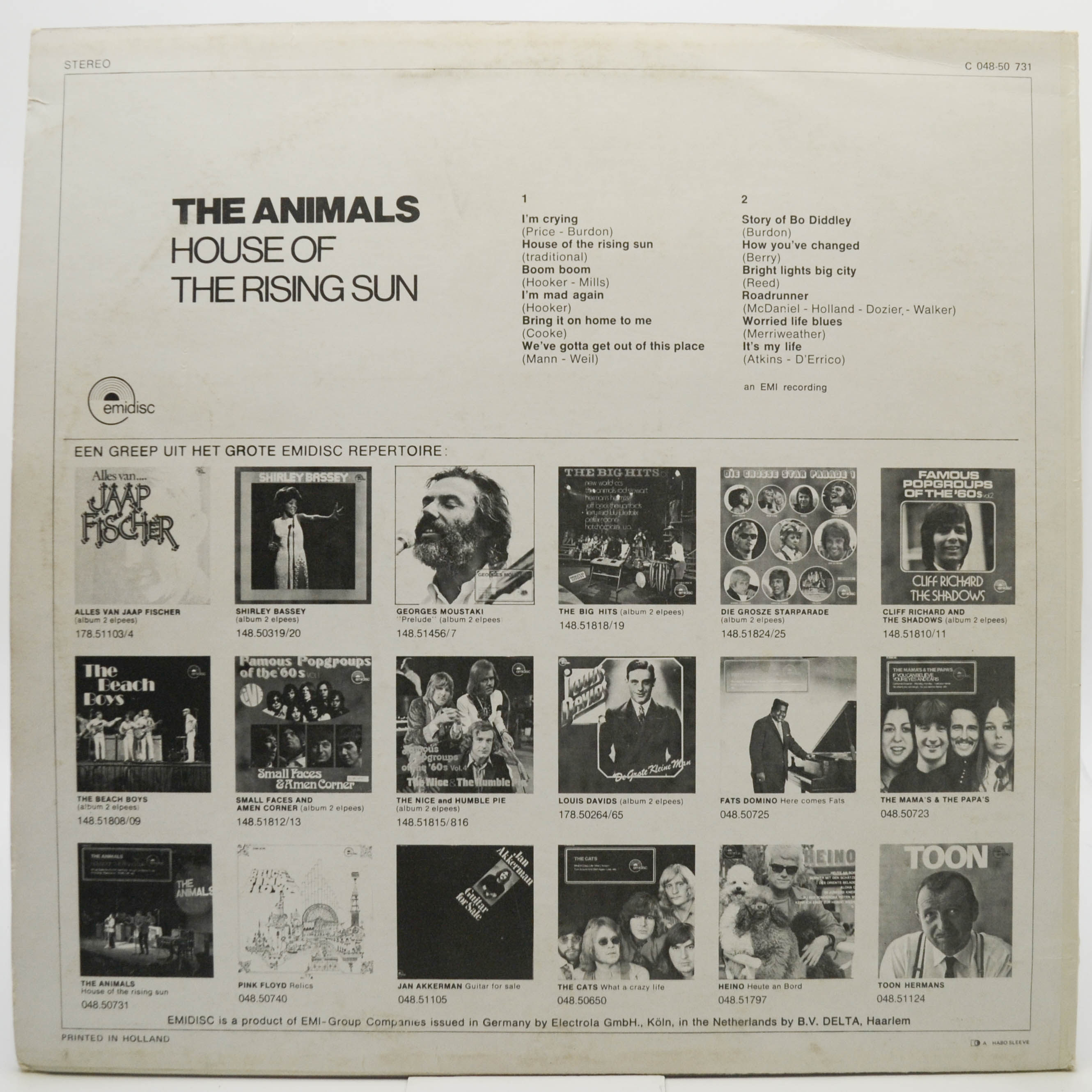 Animals — House Of The Rising Sun, 1968