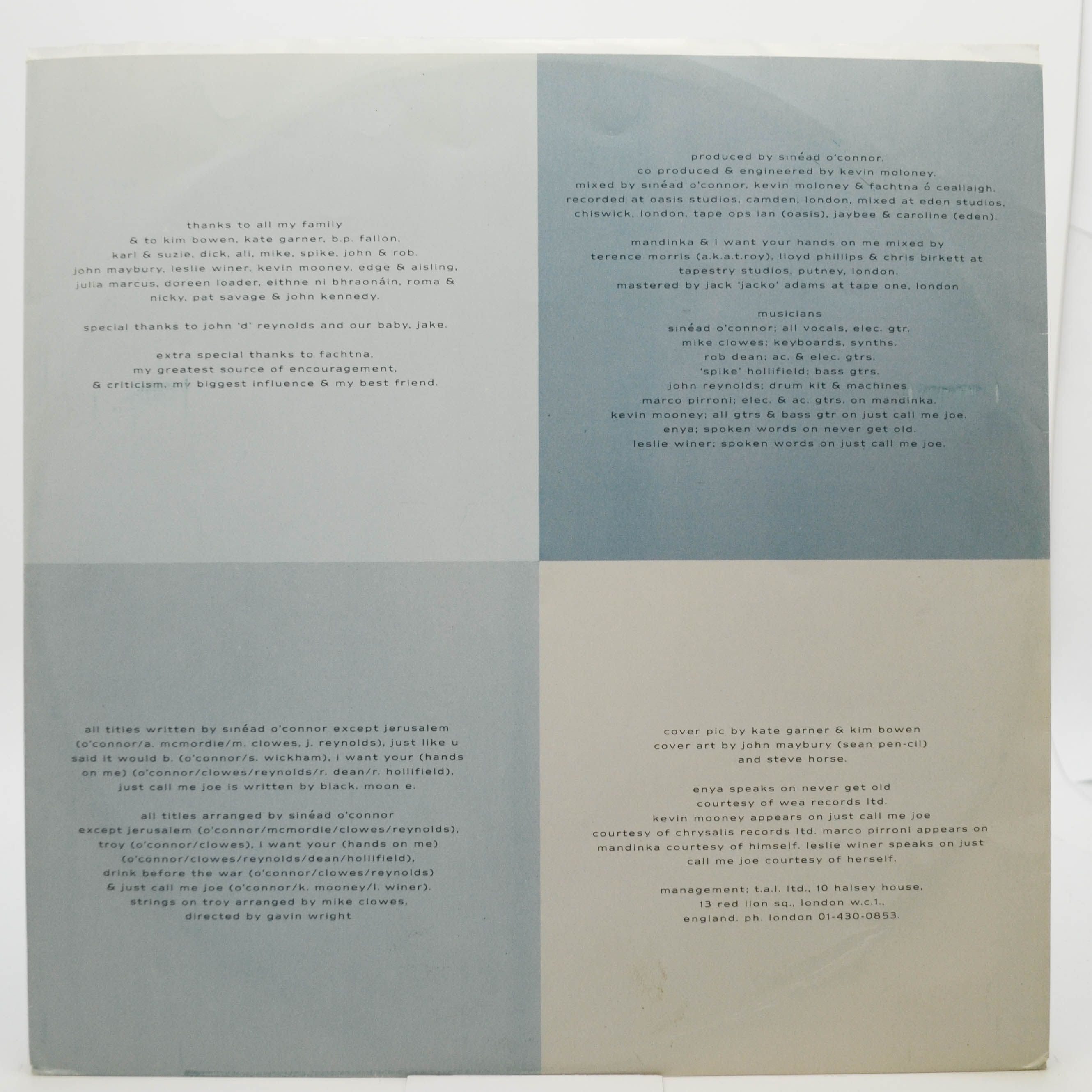 Sinéad O'Connor — The Lion And The Cobra, 1988