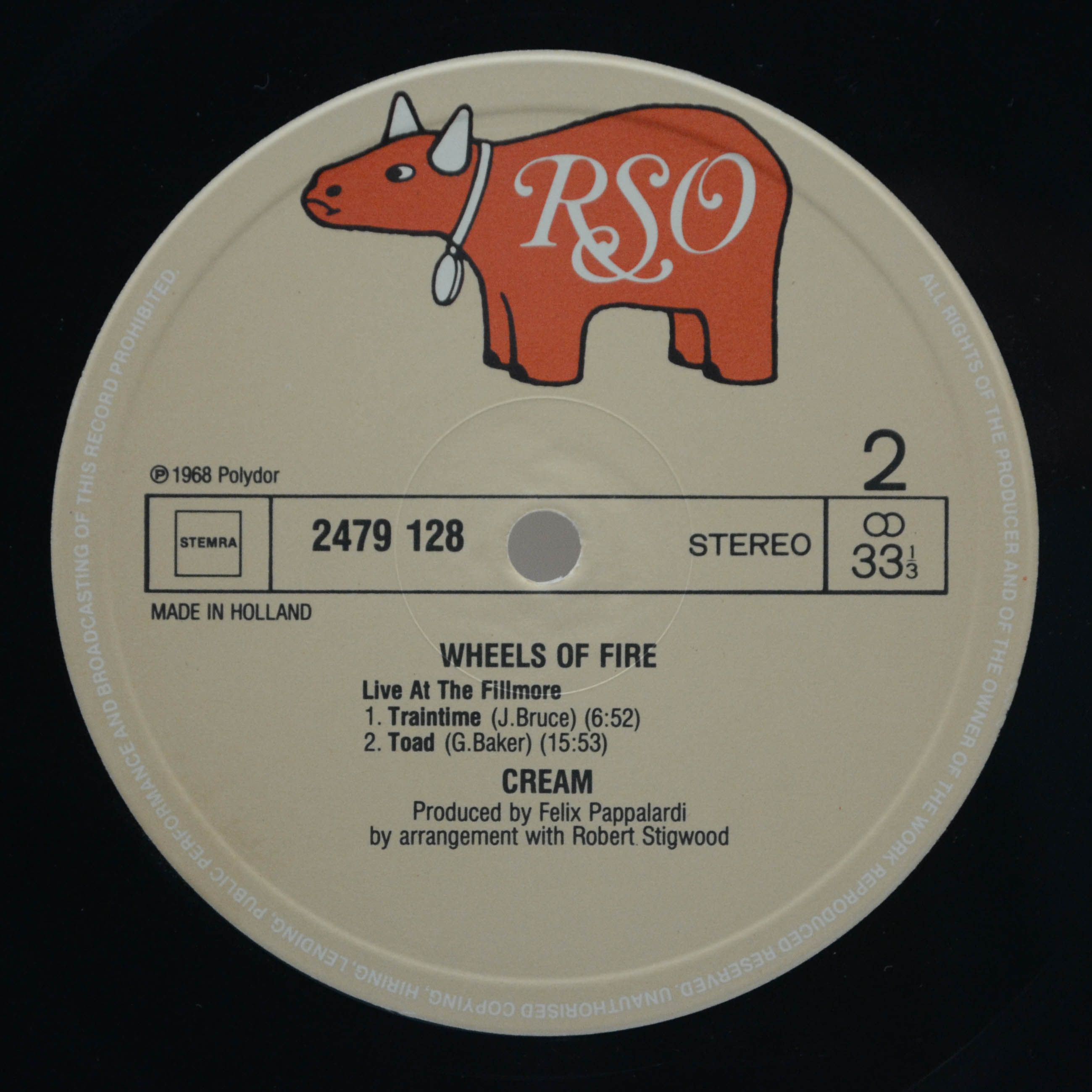 Cream — Wheels Of Fire (2LP), 1977