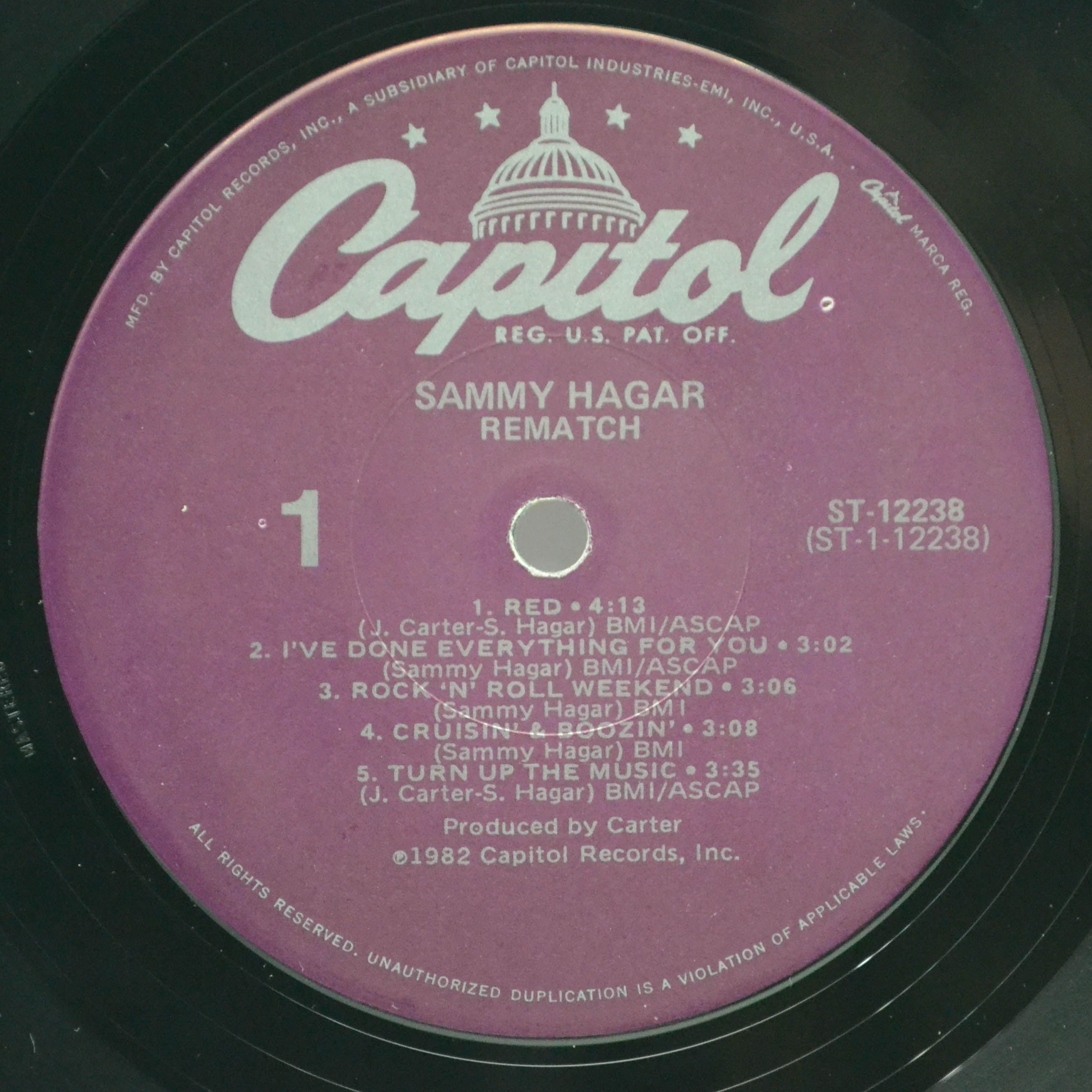 Sammy Hagar — Rematch, 1982