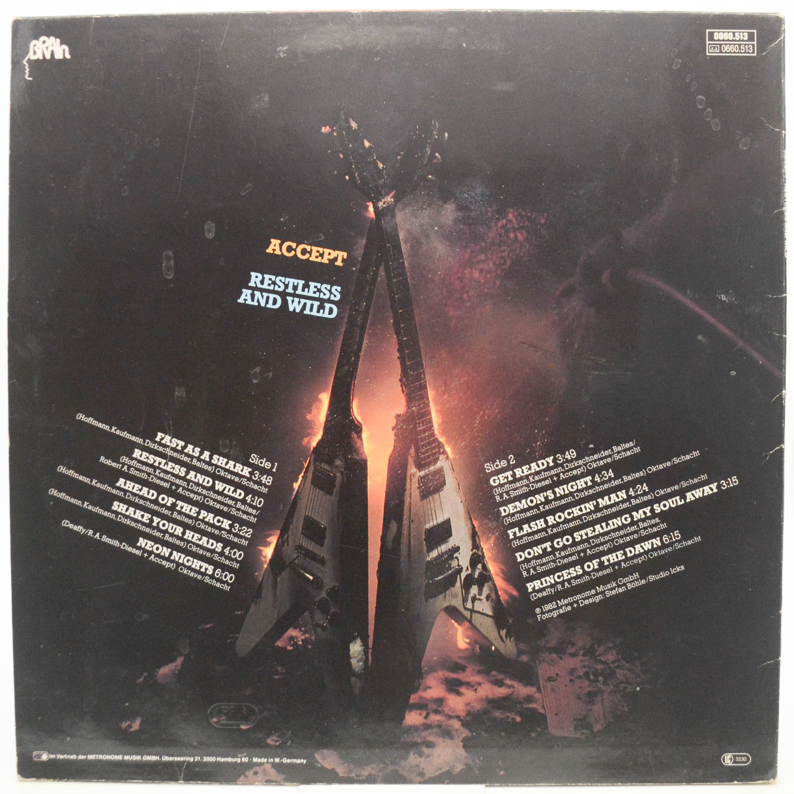 Accept — Restless And Wild, 1982