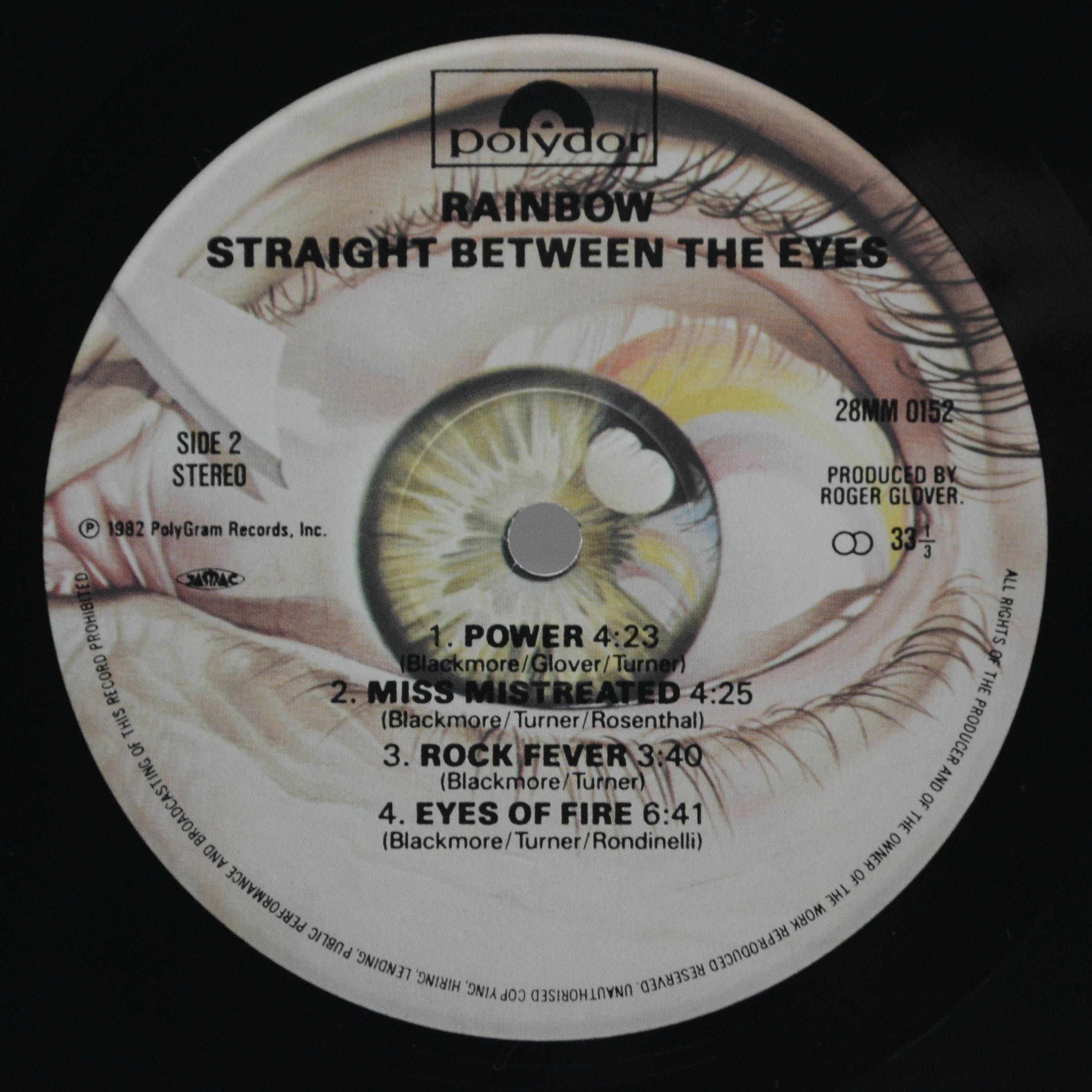 Rainbow — Straight Between The Eyes, 1982