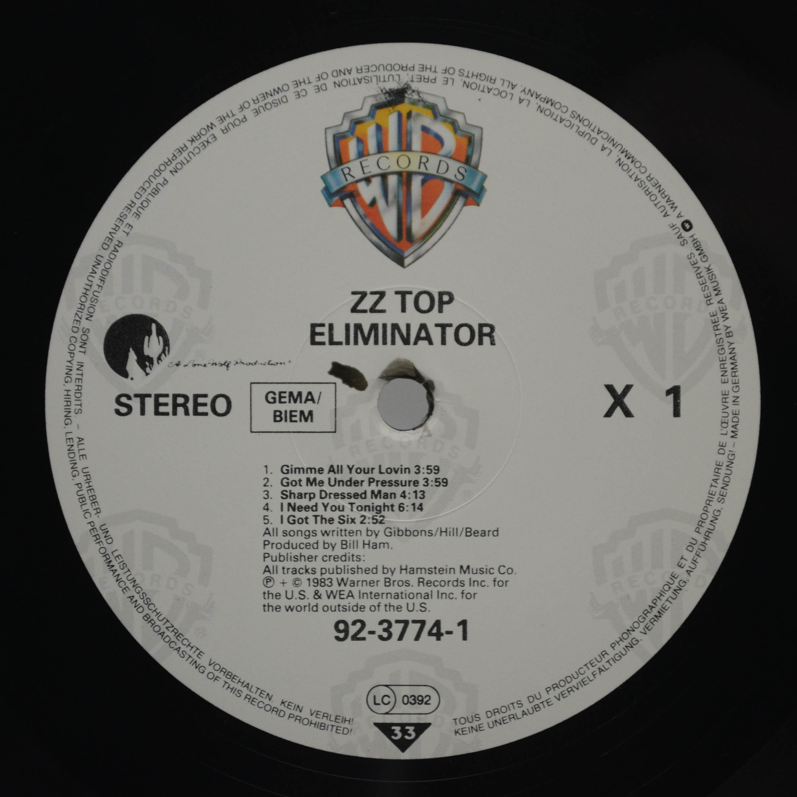 ZZ Top — Eliminator, 1983