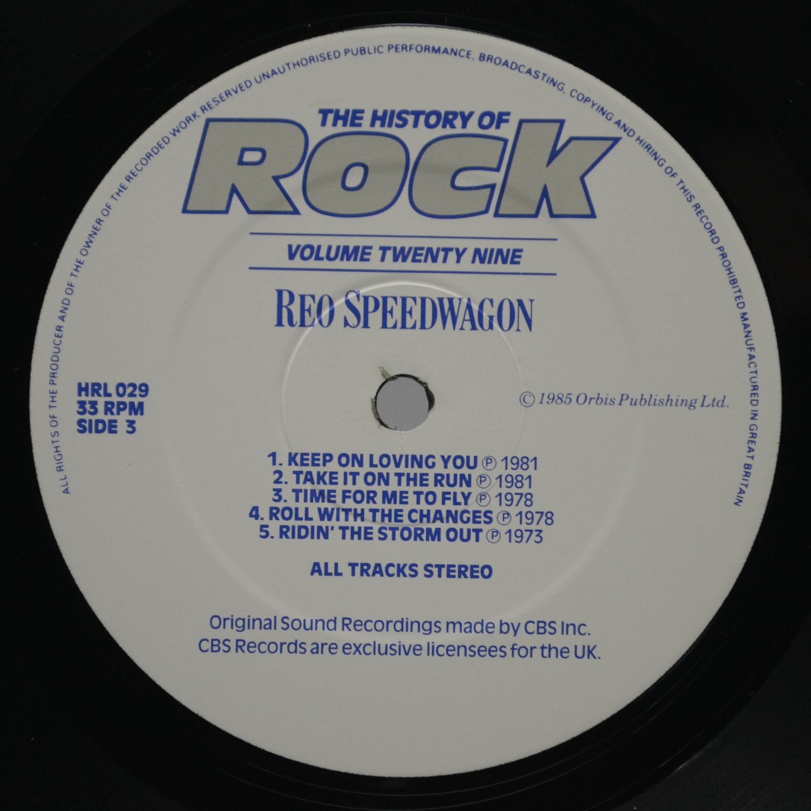 Toto / Journey / REO Speedwagon / Blue Oyster Cult — The History Of Rock (Volume Twenty Nine) (2LP, UK), 1985