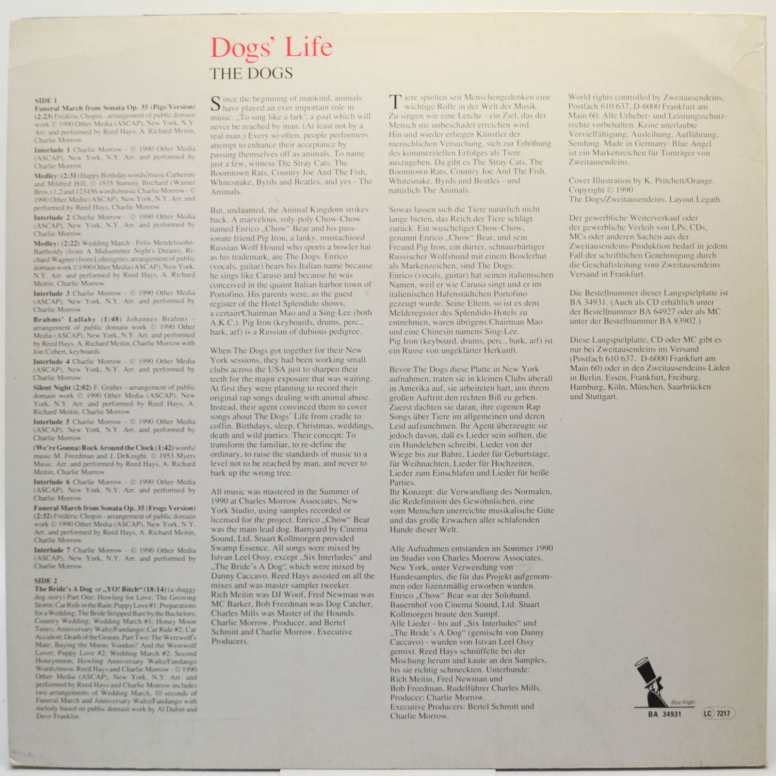 Dogs — Dogs' Life, 1990
