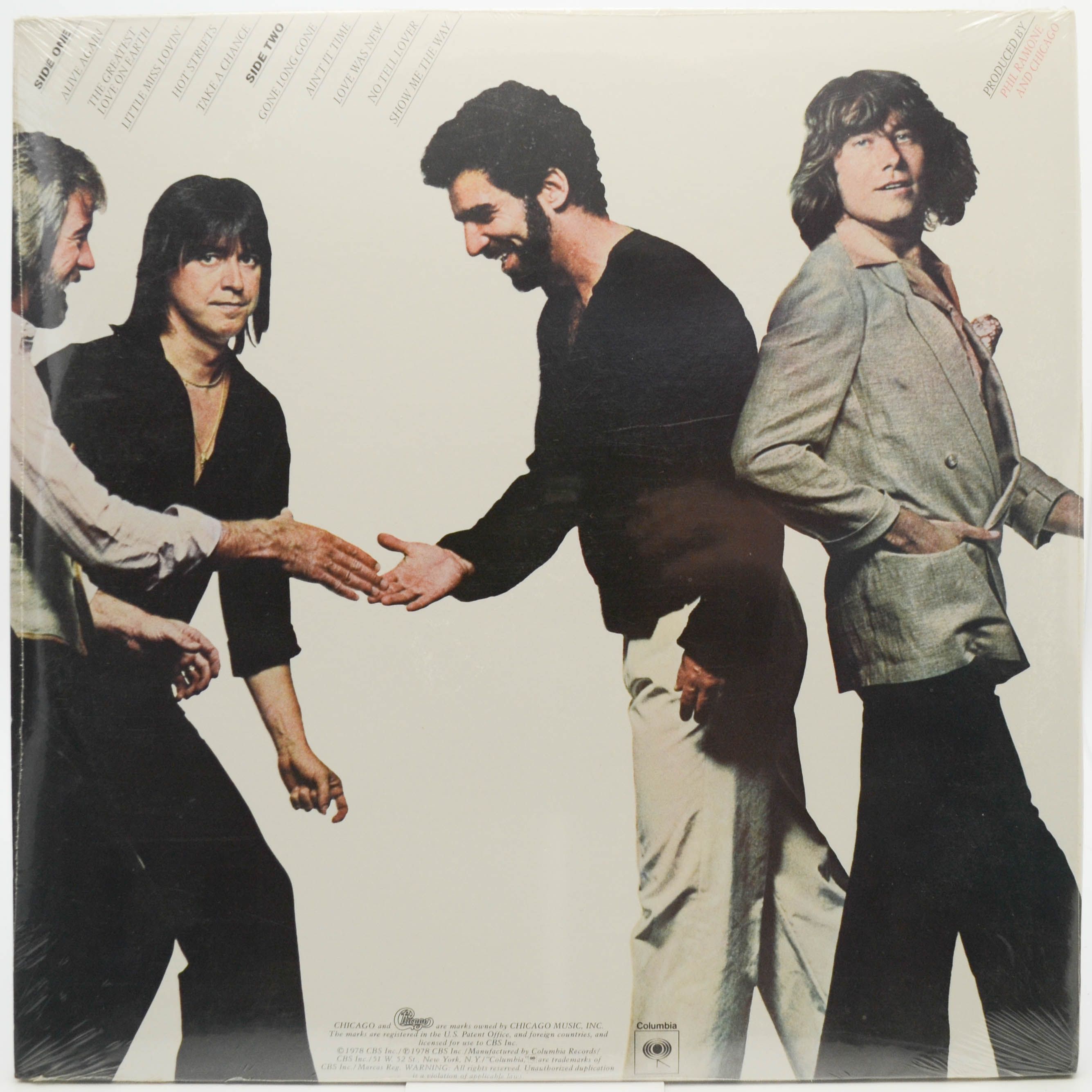 Chicago — Hot Streets (1-st, USA), 1978