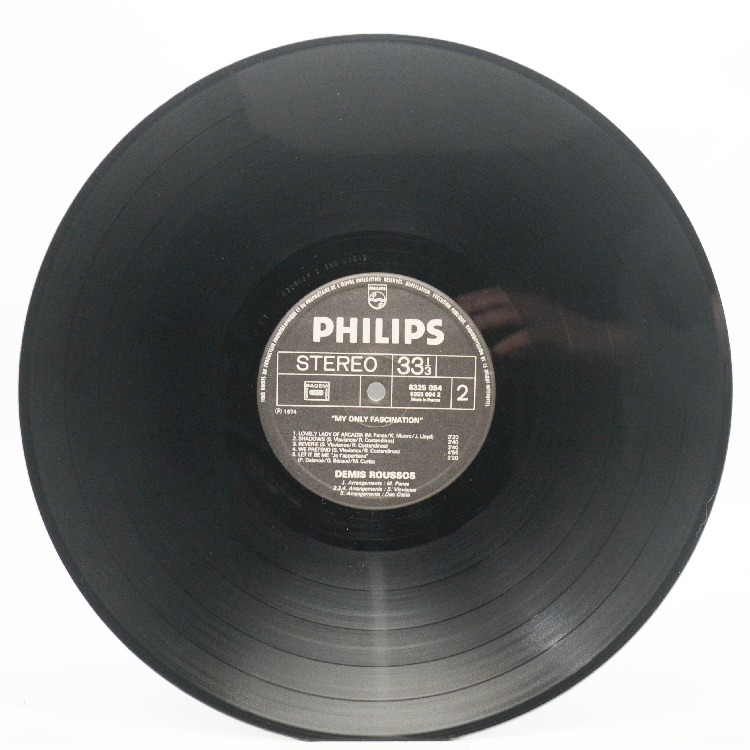 Demis Roussos — My Only Fascination (1-st, France), 1974