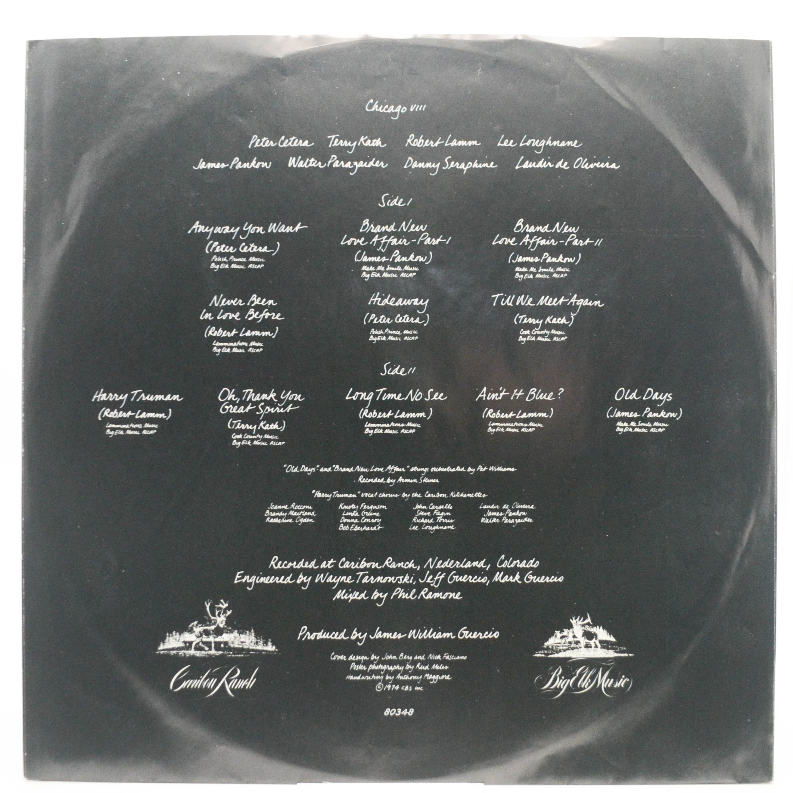 Chicago — Chicago VIII (poster), 1975