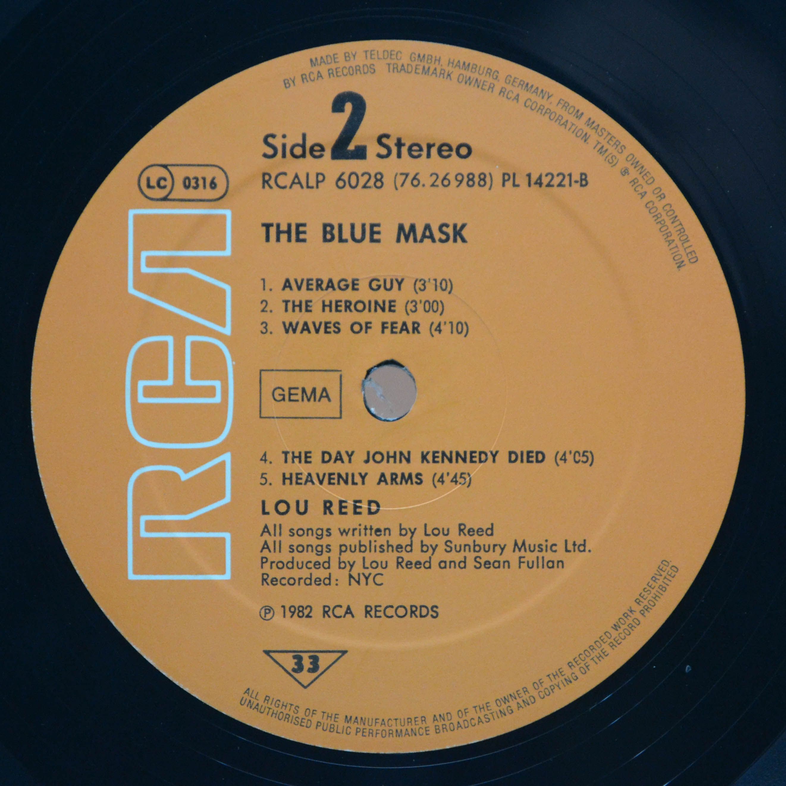 Lou Reed — The Blue Mask, 1982